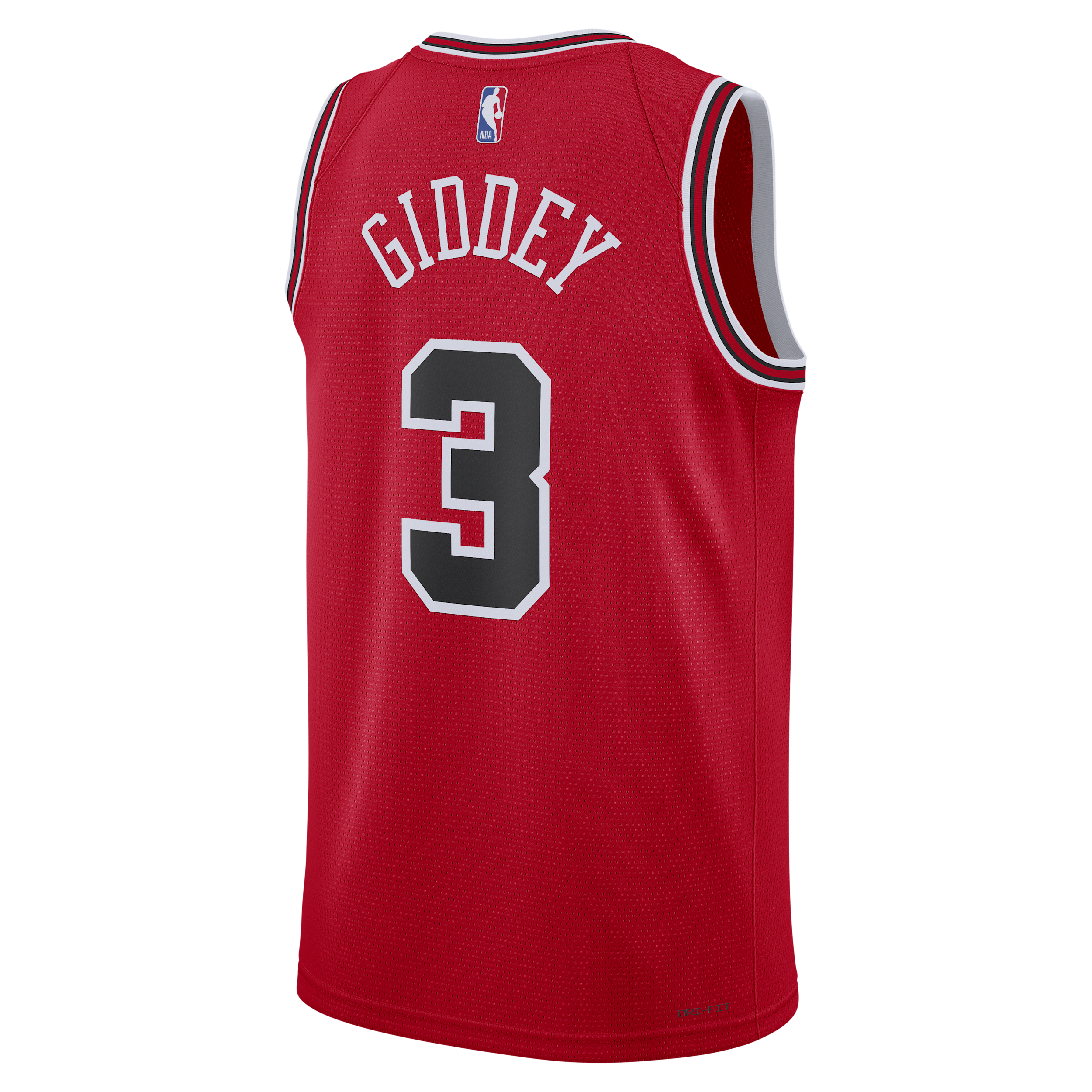 Thumbnail - Chicago Bulls Icon Edition Nike Dri-FIT NBA Swingman Trikot für Herren - Rot