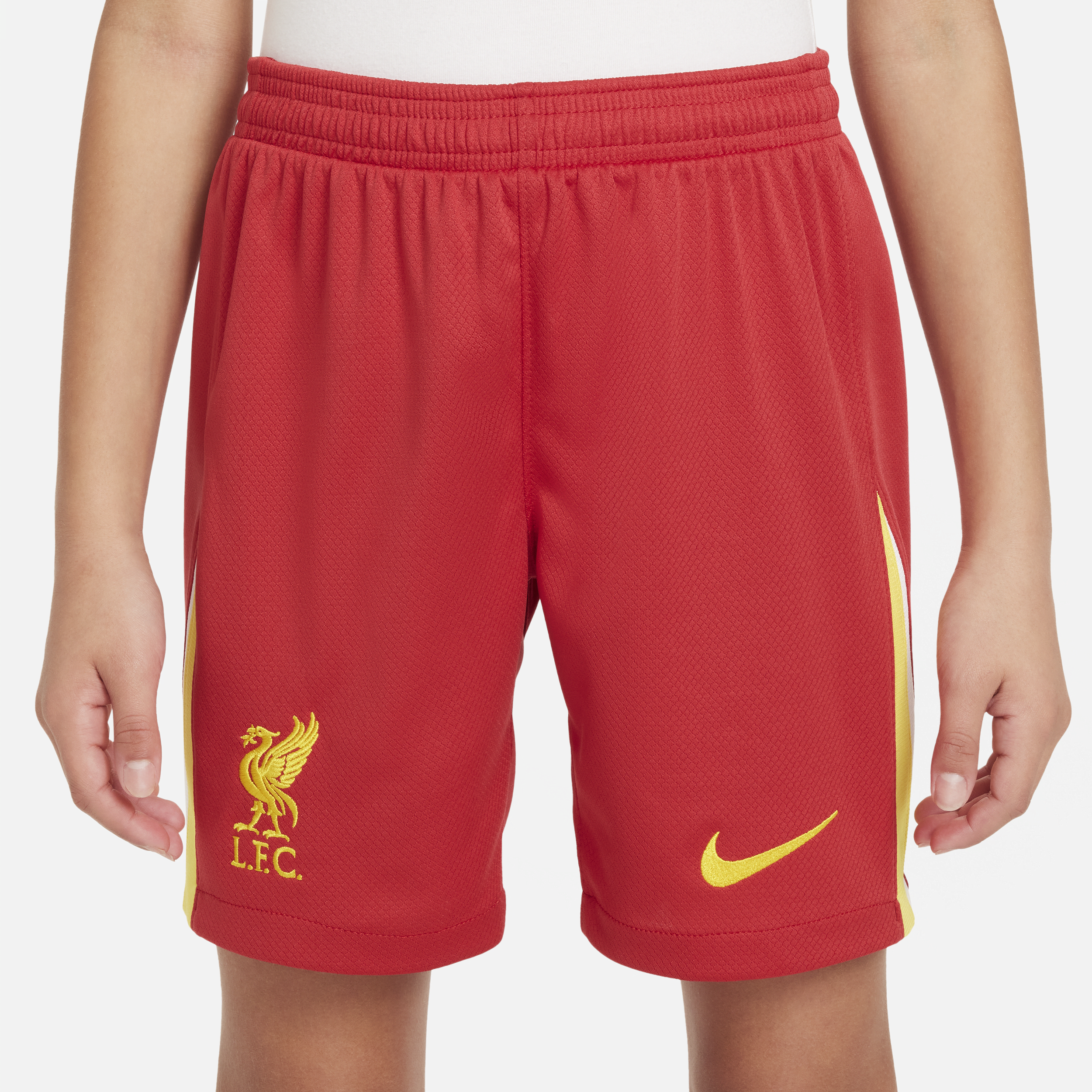 Nike Liverpool FC 2024 25 Stadium Thuis replicavoetbalshorts met Dri-FIT voor kids Rood