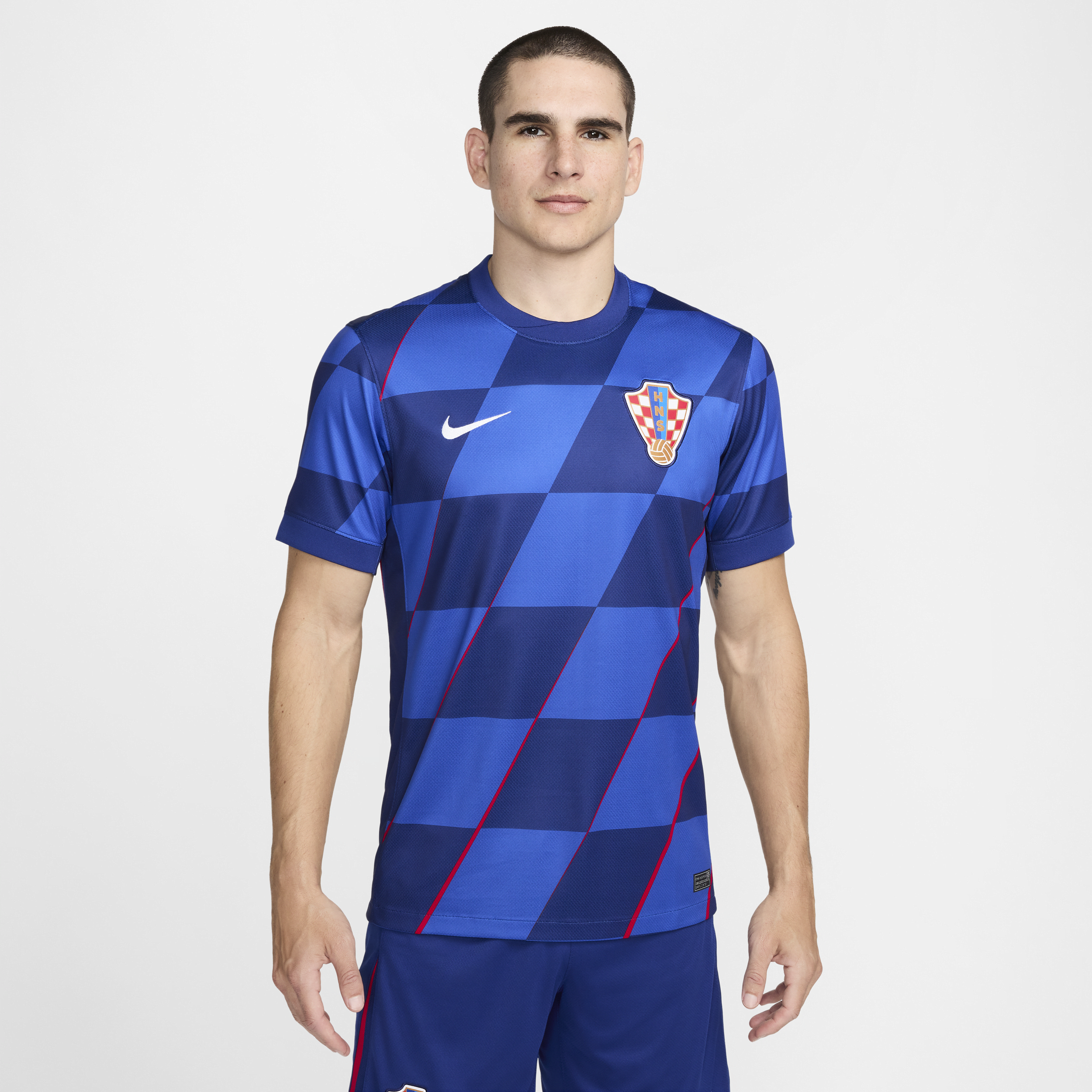 Maillot de foot replica Nike Dri-FIT Croatie 2024/25 Stadium Extérieur pour homme - Bleu