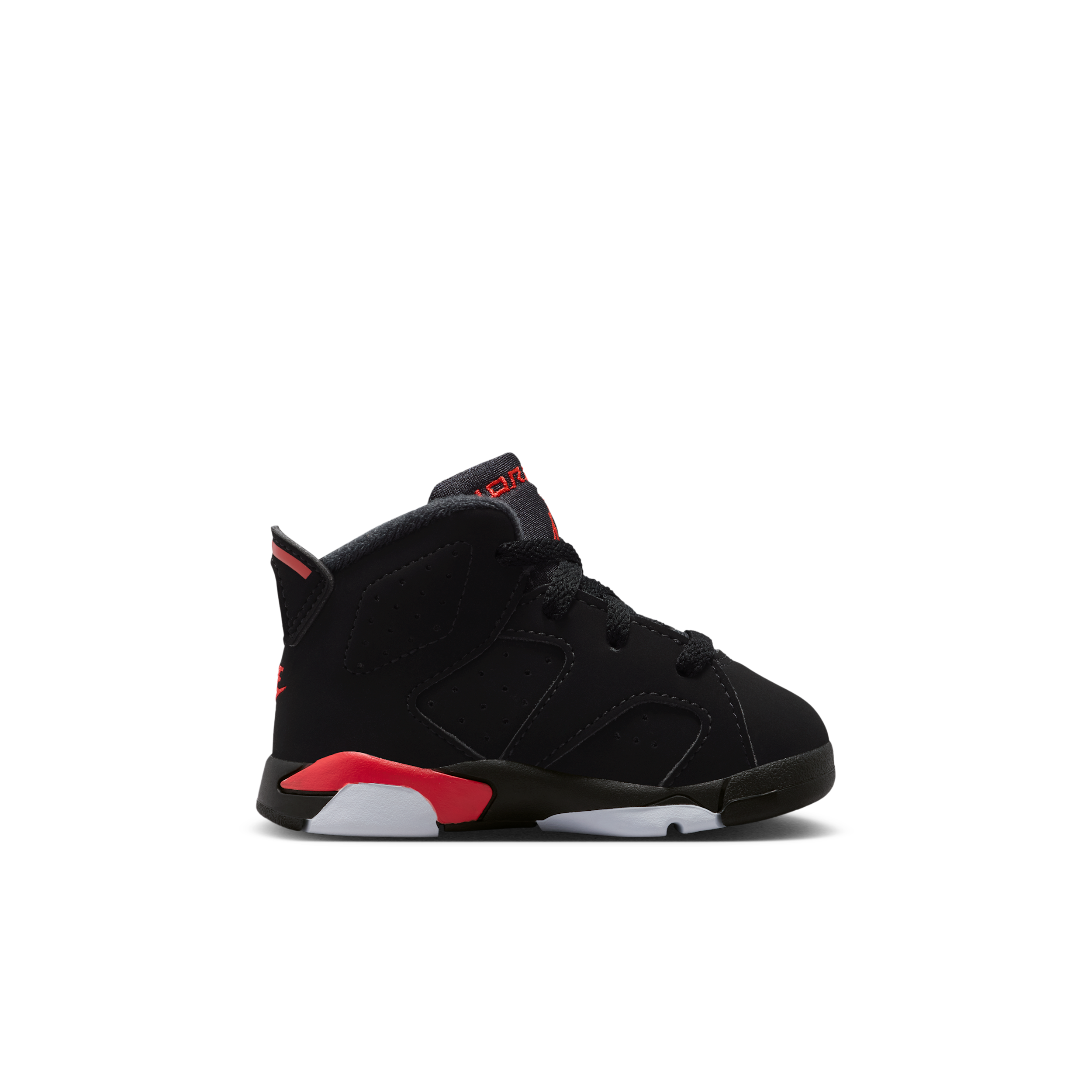 Air Jordan 6 Retro TD 'Reverse Infrared Salesman' | Black | Infant Size 5 - IQ1280-001