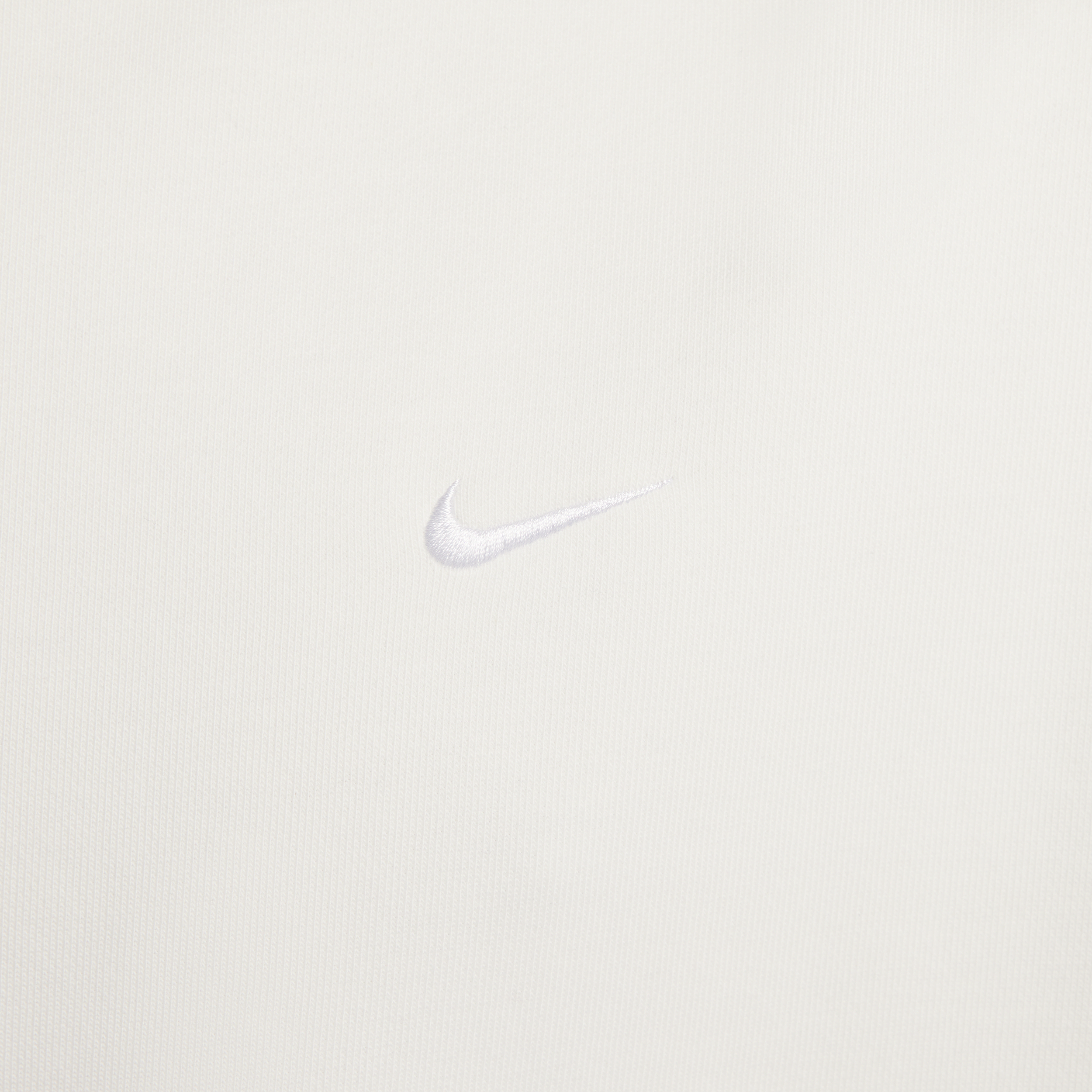 Nike Solo Swoosh Fleecetop met ronde hals voor heren Wit
