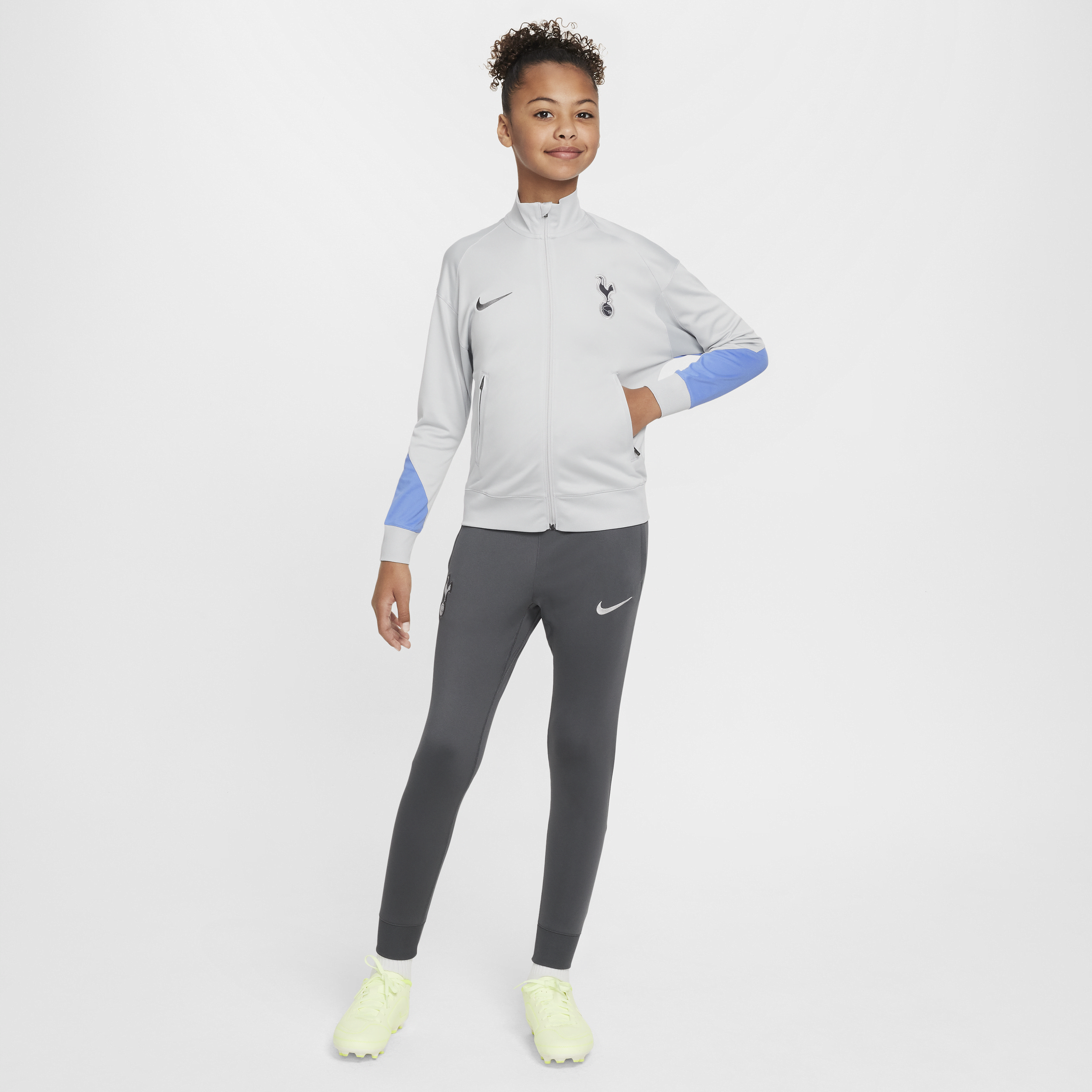 Survêtement de foot en maille Nike Dri-FIT Tottenham Hotspur Strike pour ado - Gris
