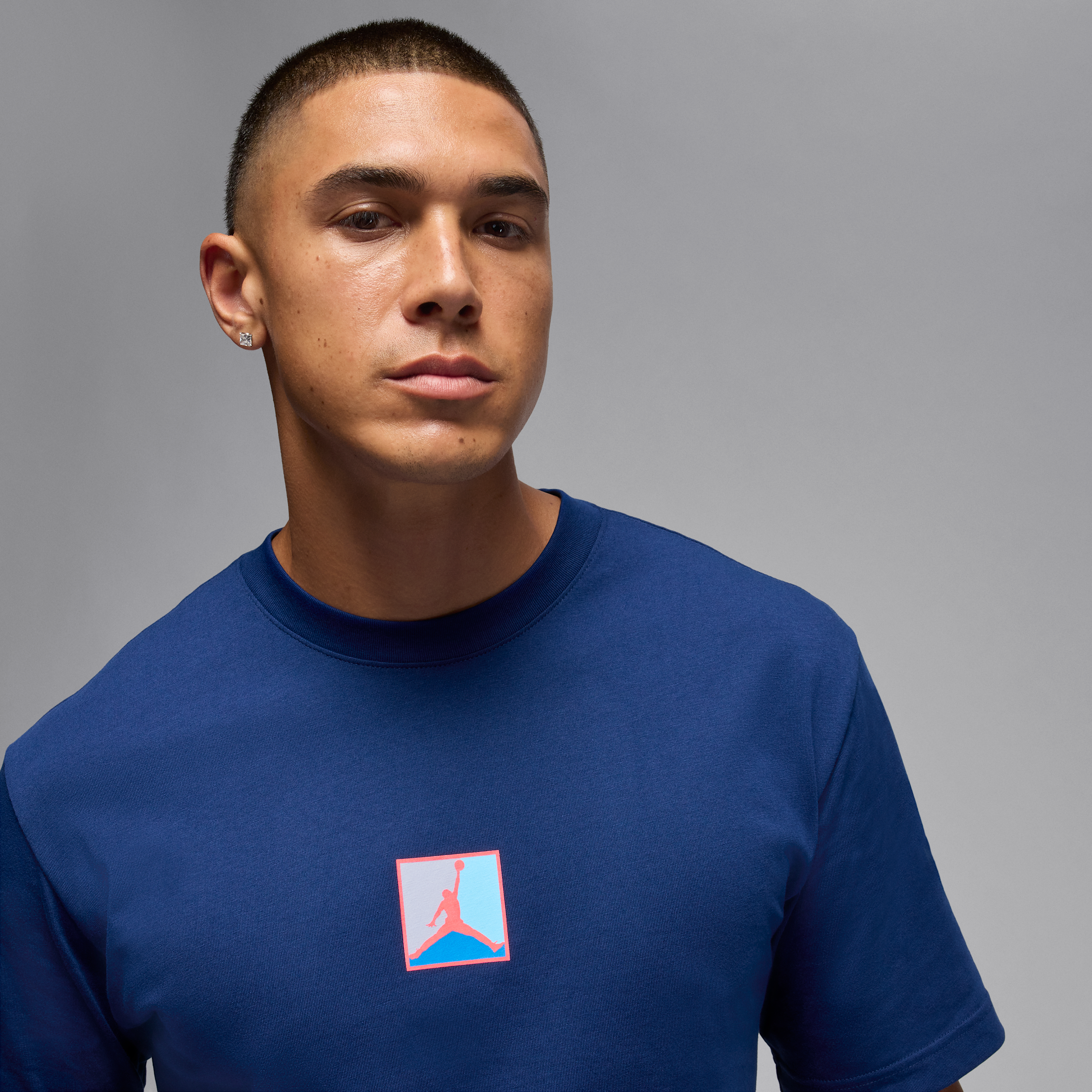 Thumbnail - Jordan Brooklyn T-Shirt (Herren) - Blau