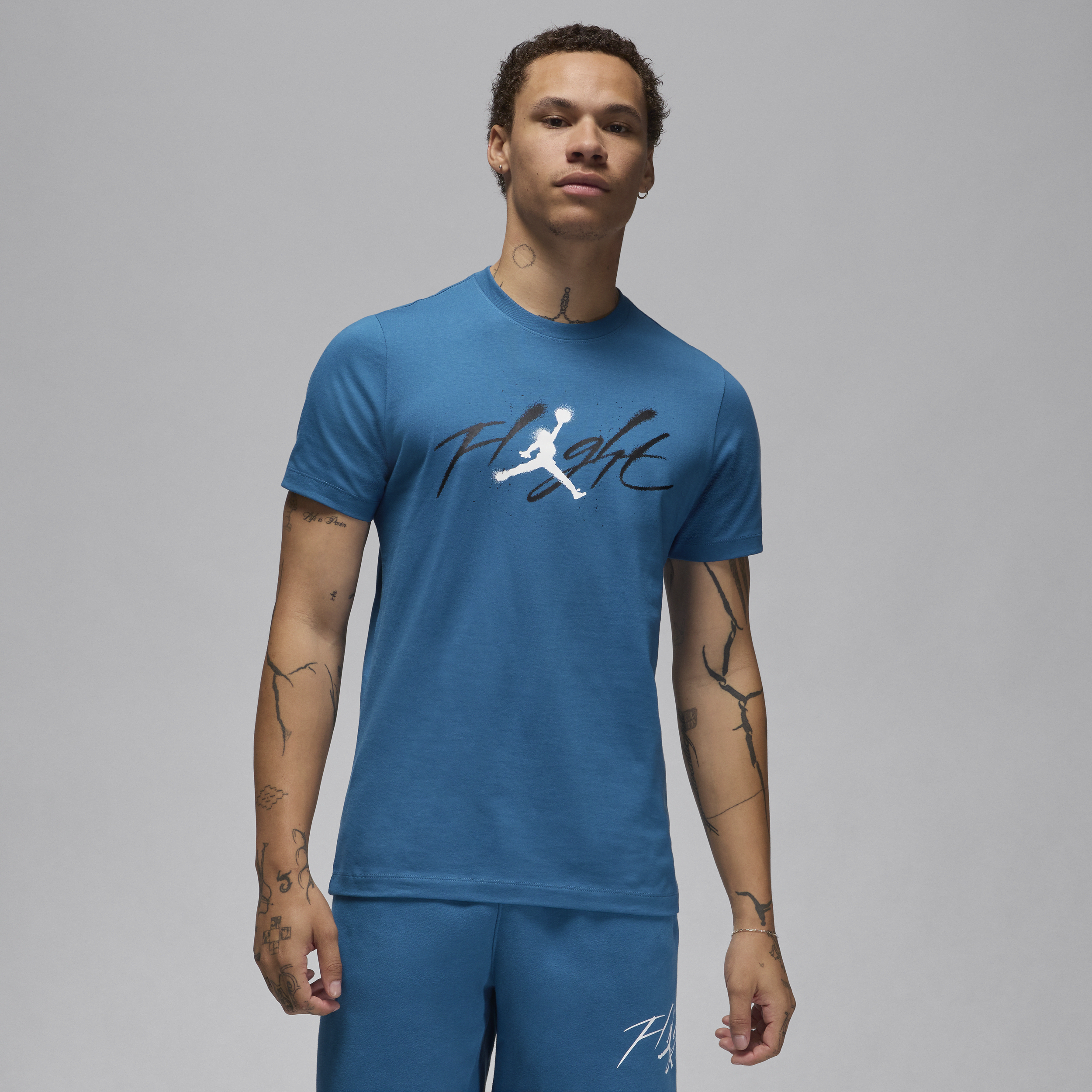 Jordan T-shirt met graphic voor heren Blauw