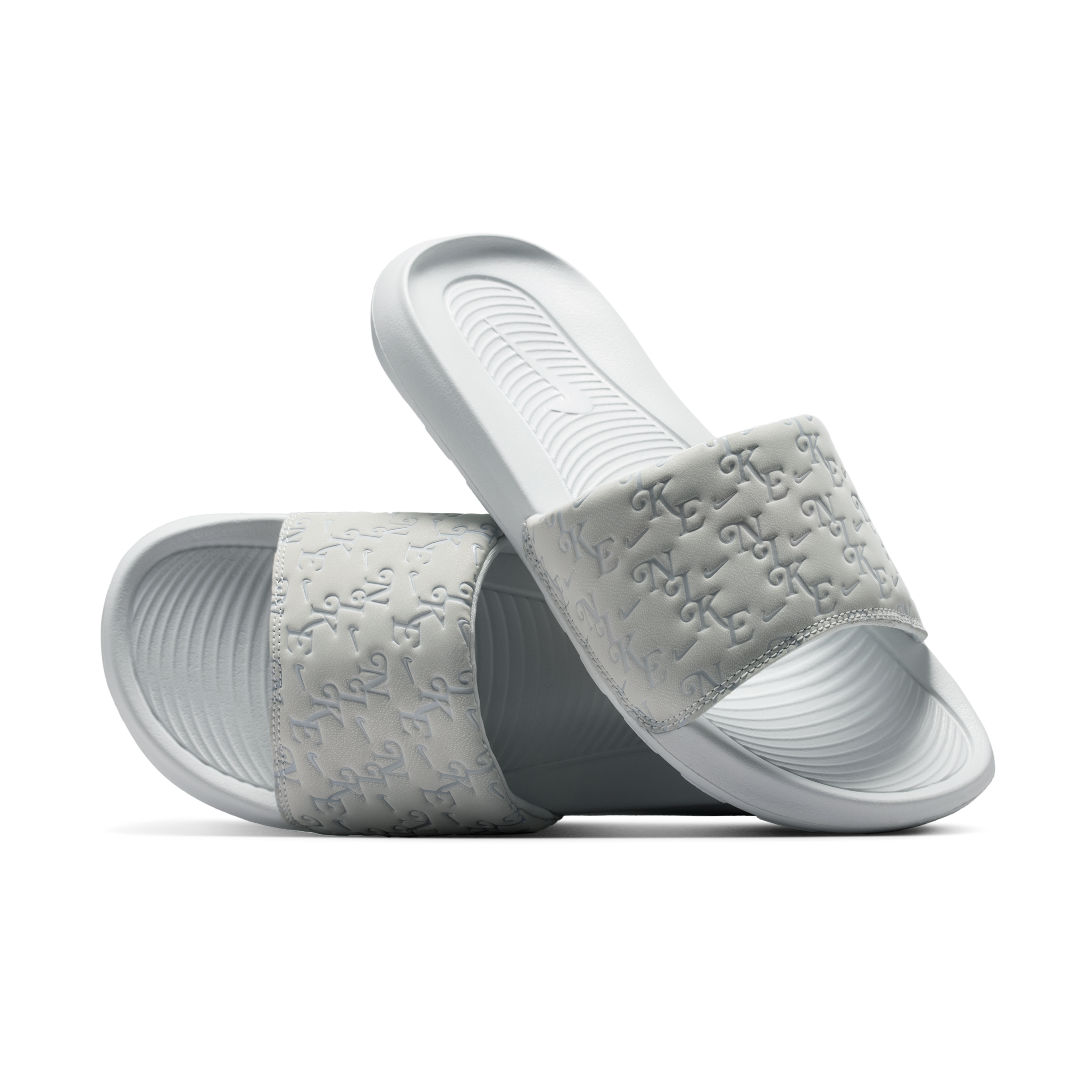 Nike Victori One damessneaker grijs en beige