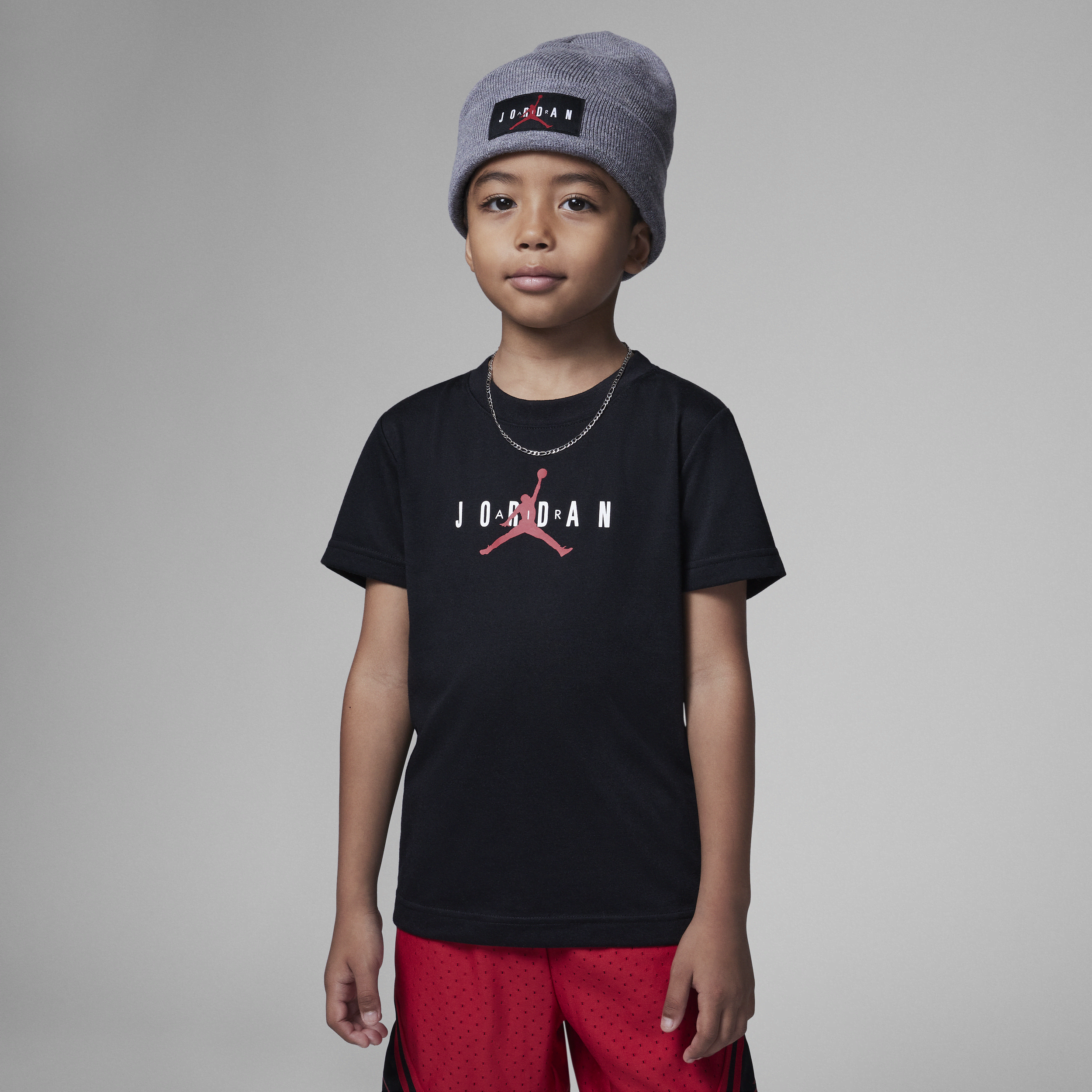 Przyjazny środowisku T-shirt dla małych dzieci Jordan - Czerń