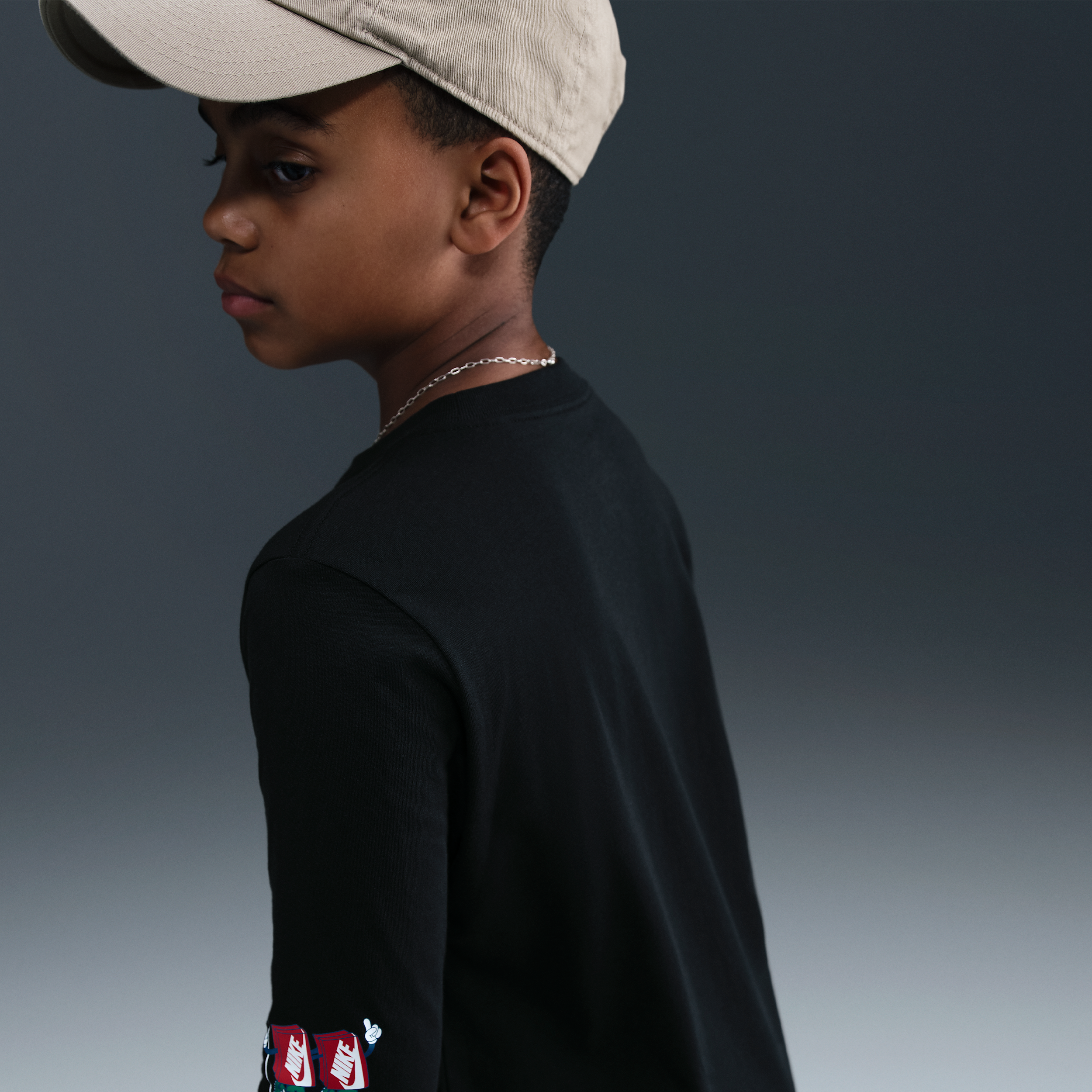 Thumbnail - Nike T-Shirt (ältere Kinder) - Schwarz