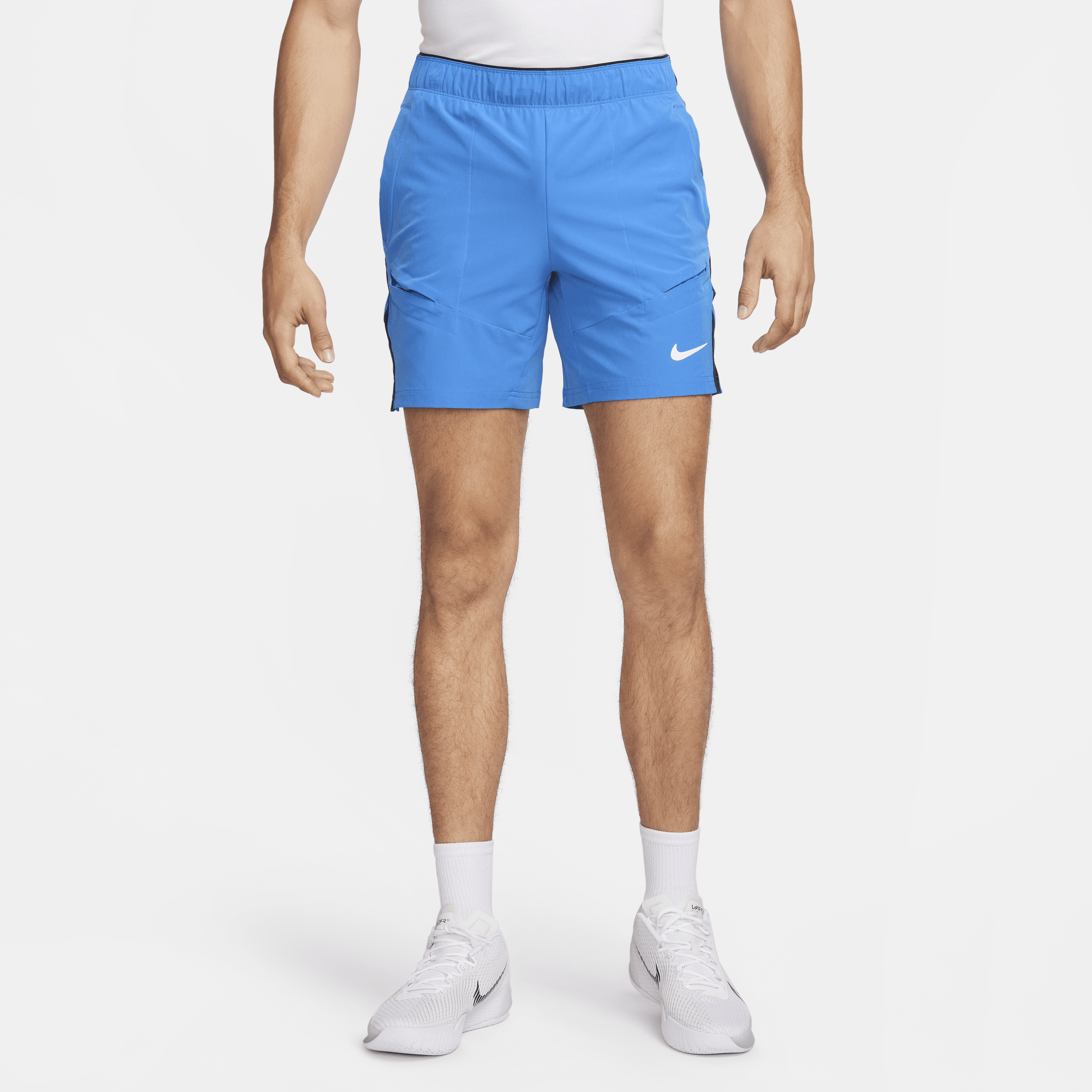 Nike Court Advantage Dri-FIT tennisshorts voor heren (18 cm) Blauw