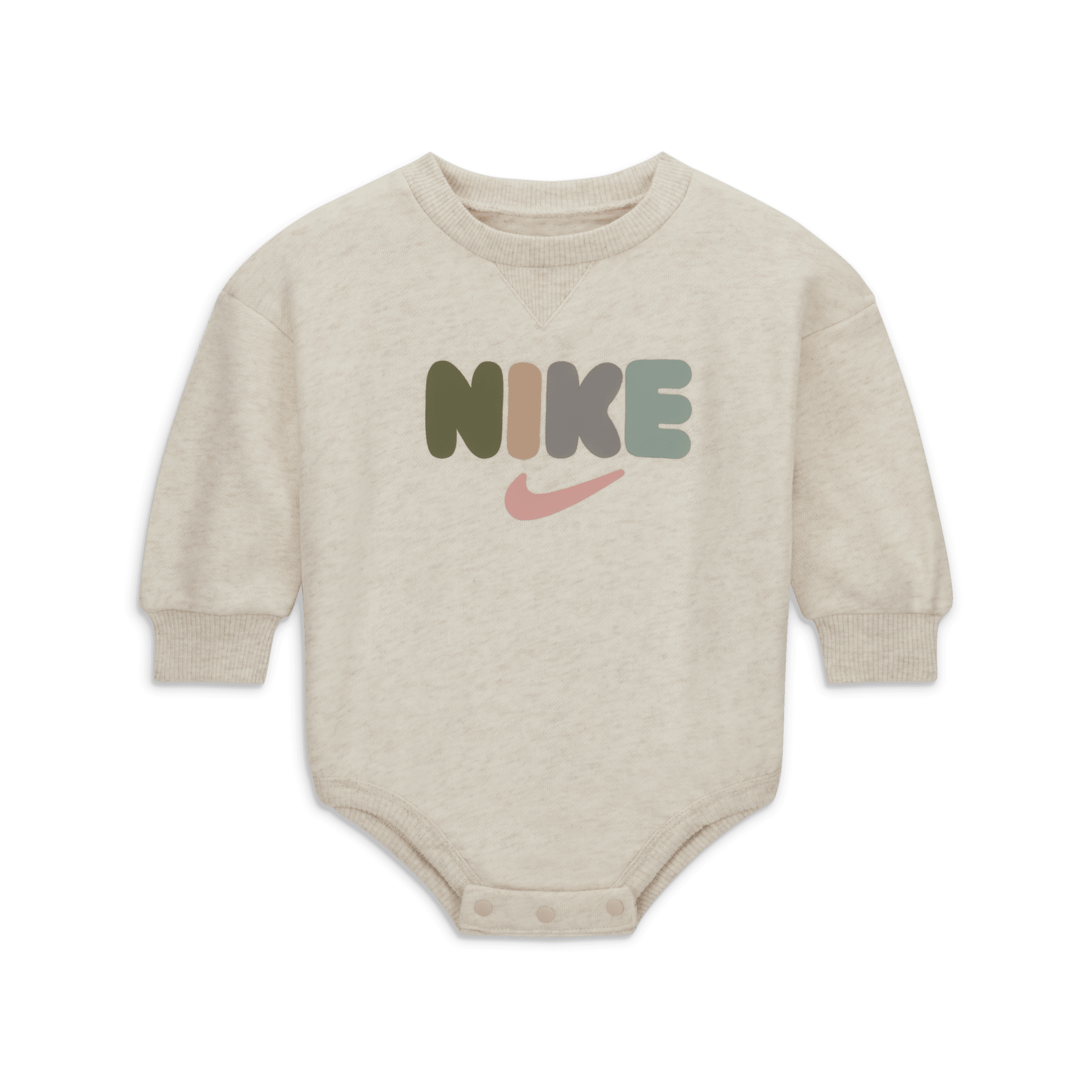 Mini-tuta Nike Primary Play Crew Romper – Neonati - Bianco