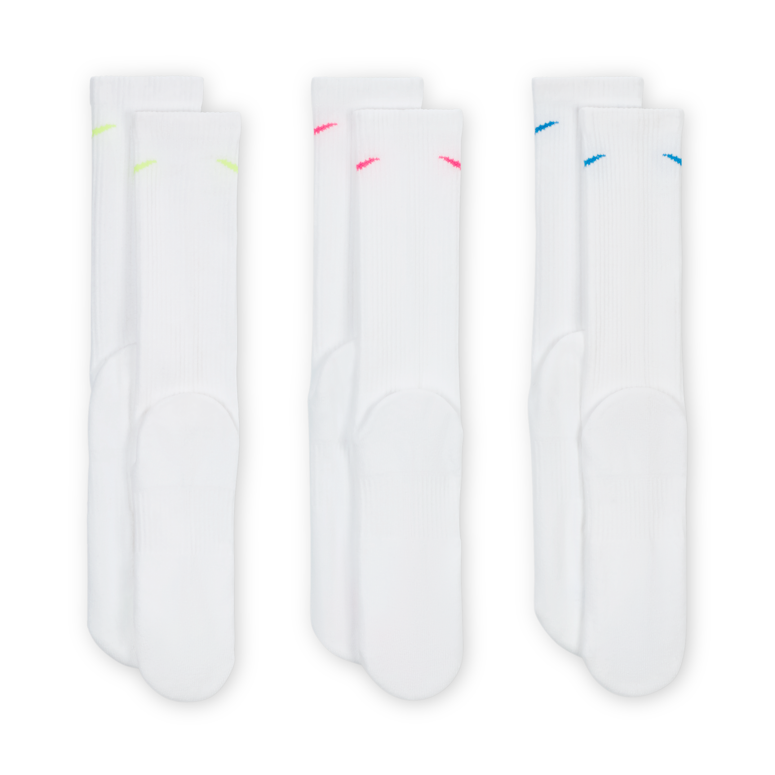 Thumbnail - Nike Everyday Plus Cushioned Crew-Trainingssocken (3 Paar) - Multi-Color