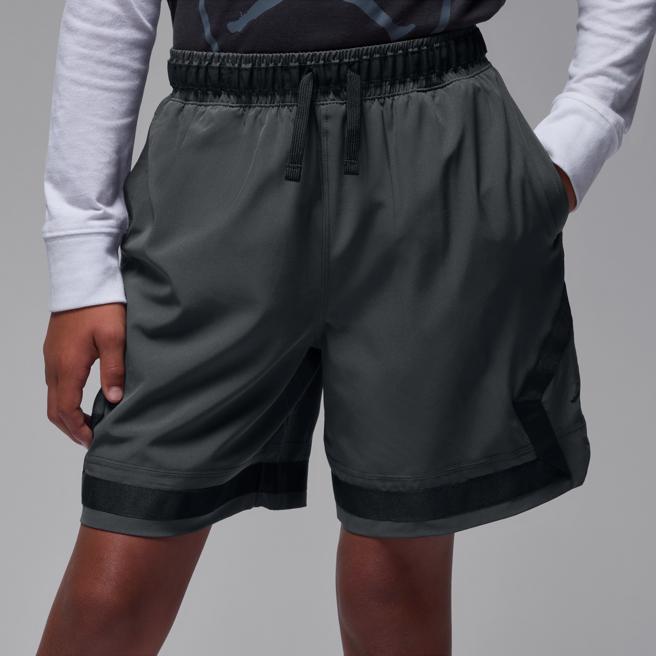 Thumbnail - Jordan Paris Saint-Germain Dri-FIT Diamond Shorts (ältere Kinder) - Grau