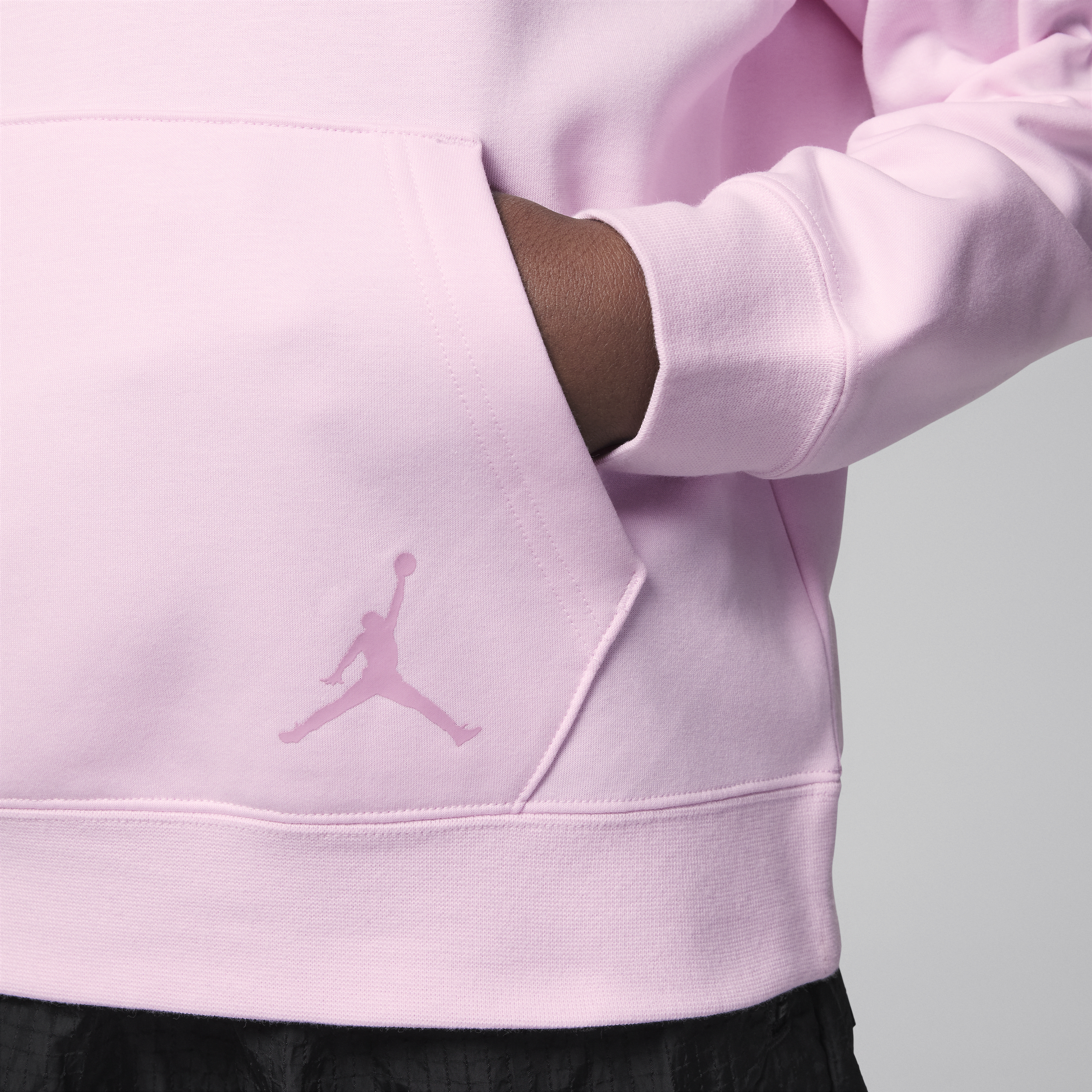 Jordan Soft Touch Mixed Pullover hoodie voor kids Roze