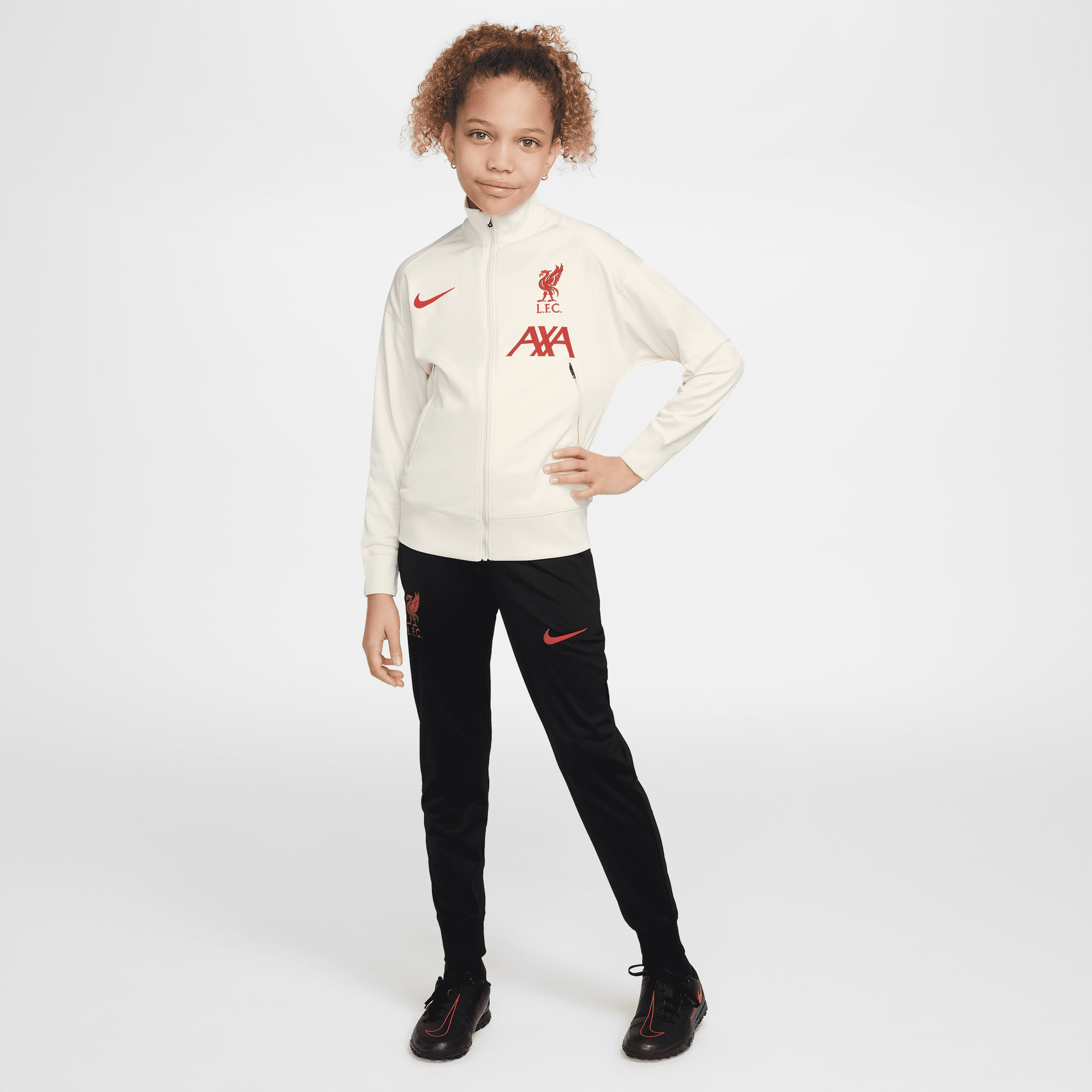 Survêtement de foot en maille Nike Dri-FIT Liverpool FC Strike Special Edition pour ado - Blanc