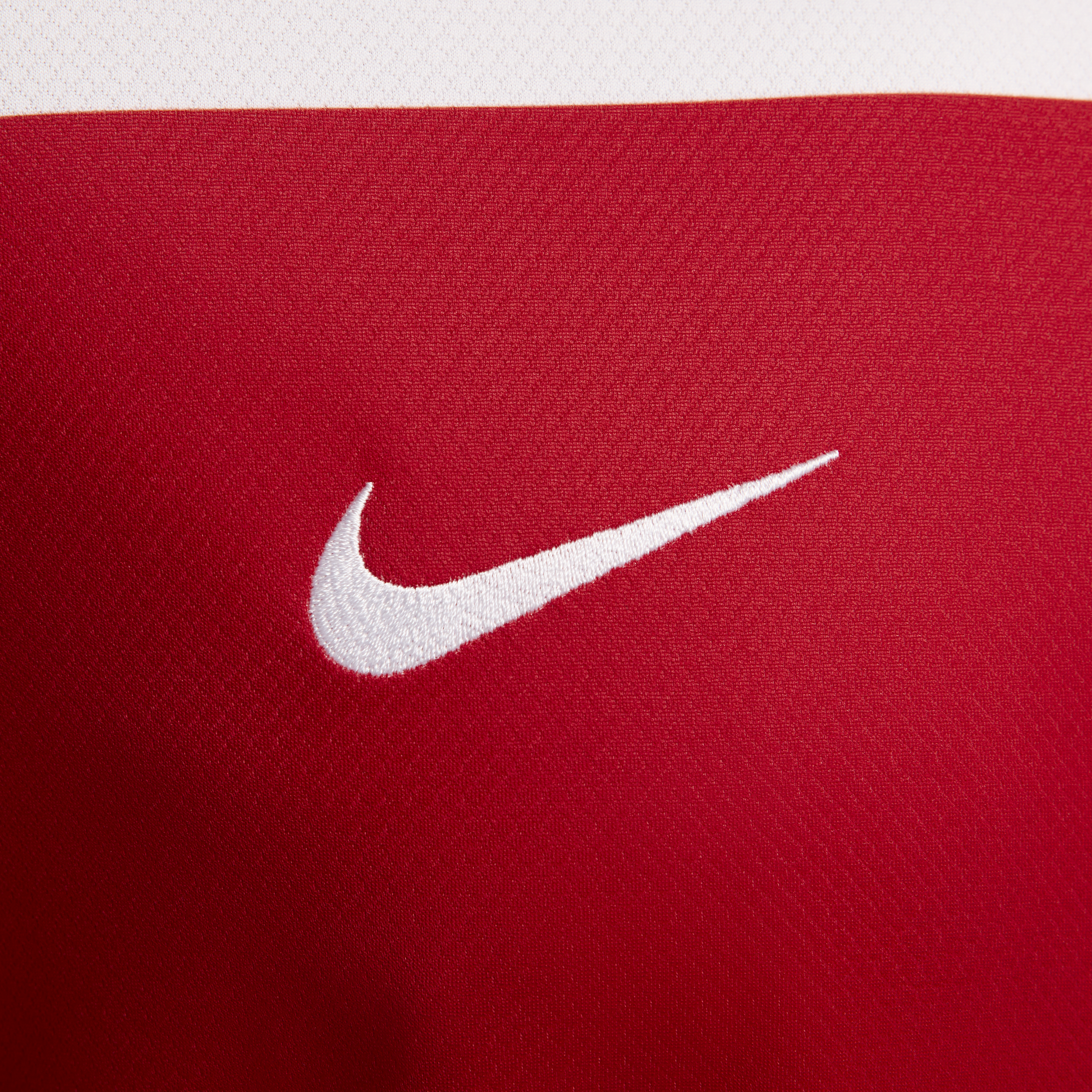 Nike Kroatië 2024 25 Stadium Thuis Dri-FIT replica voetbalshirt voor heren Wit