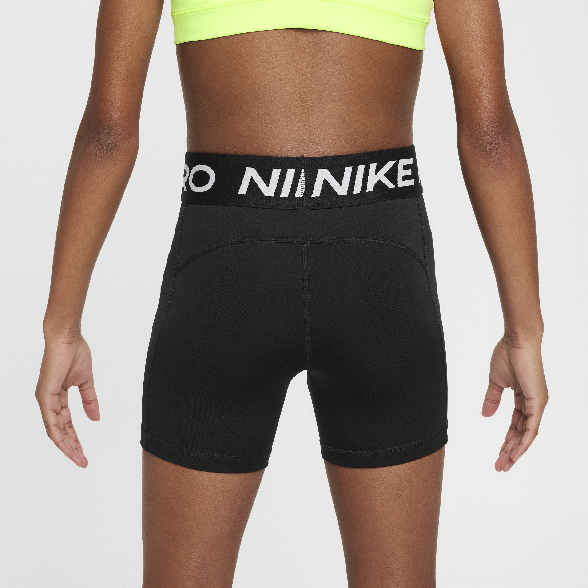 Nike Pro Leak Protection: Period Dri-FIT shorts voor meisjes Zwart