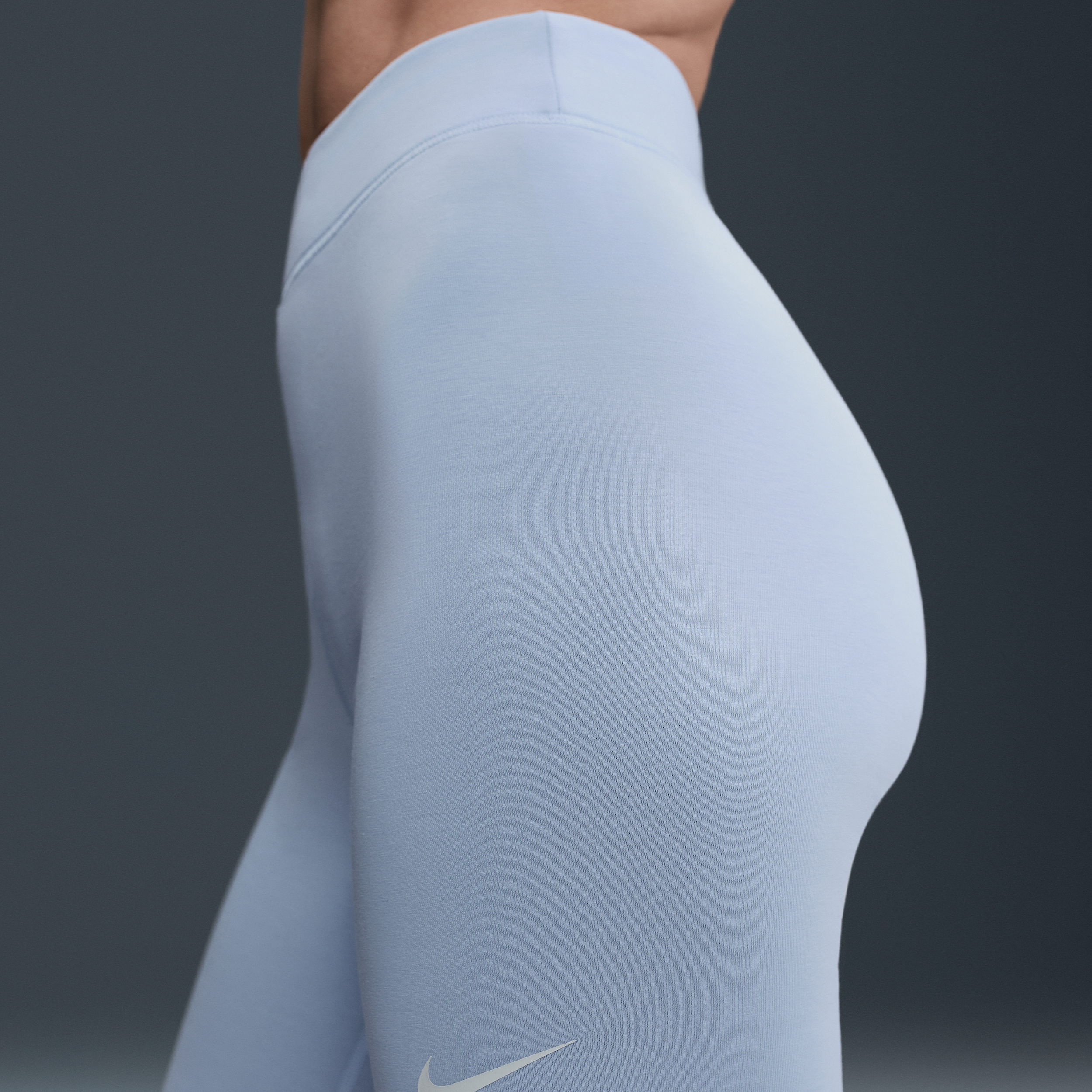Cycliste taille haute Nike Sportswear Classic 20 cm pour femme - Bleu