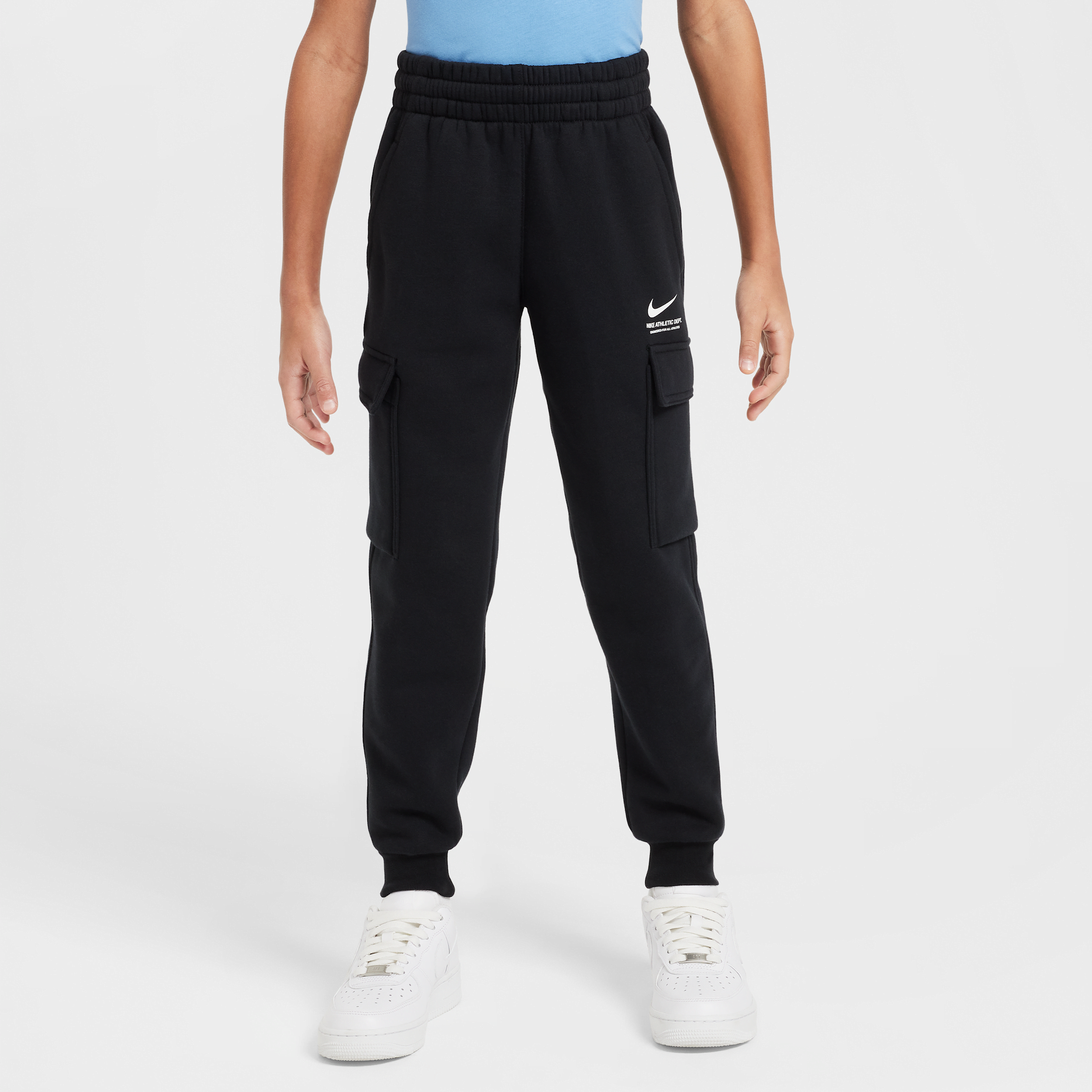 Pantalon cargo en Fleece Nike Sportswear pour ado - Noir
