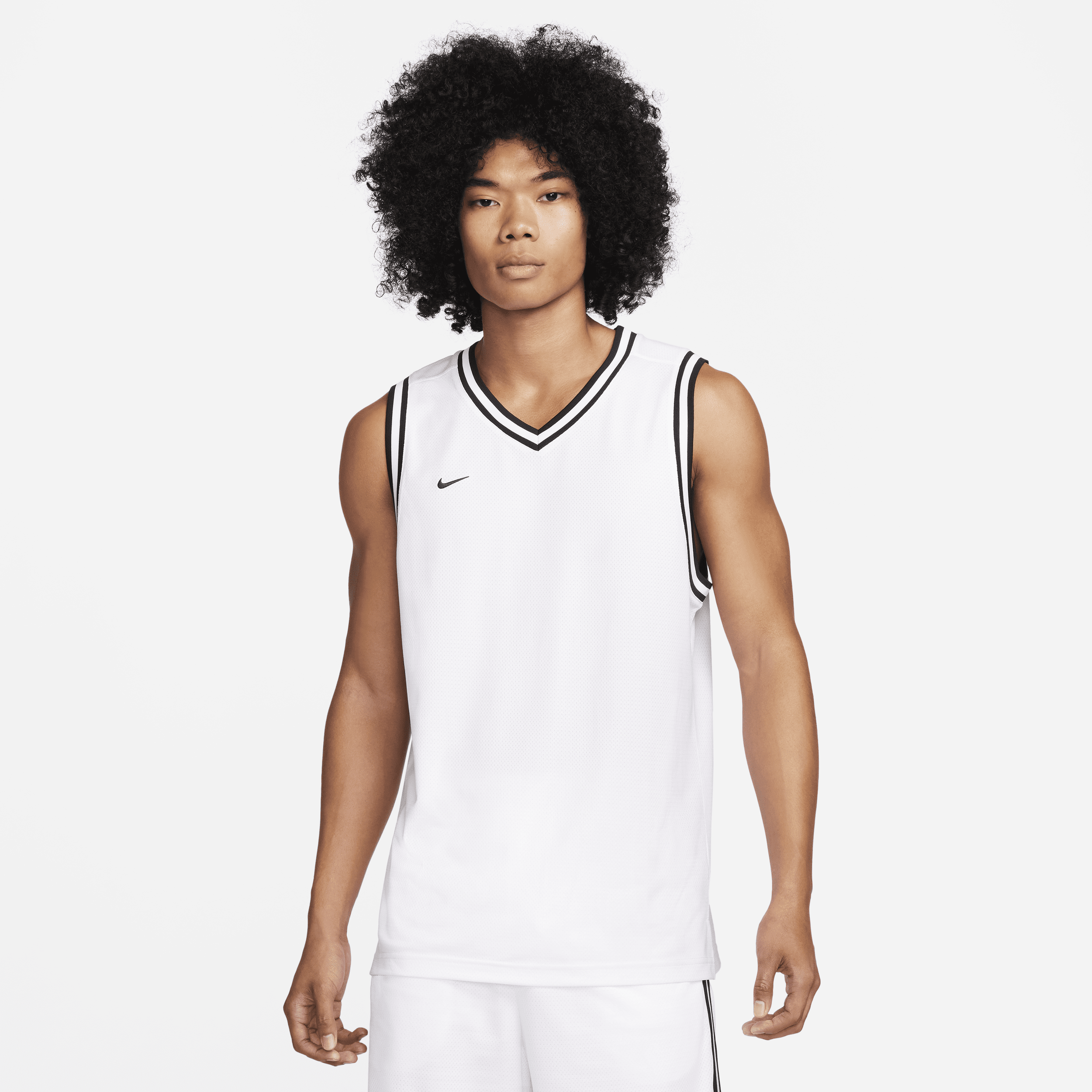 Nike DNA Dri-FIT basketbaljersey voor heren Wit