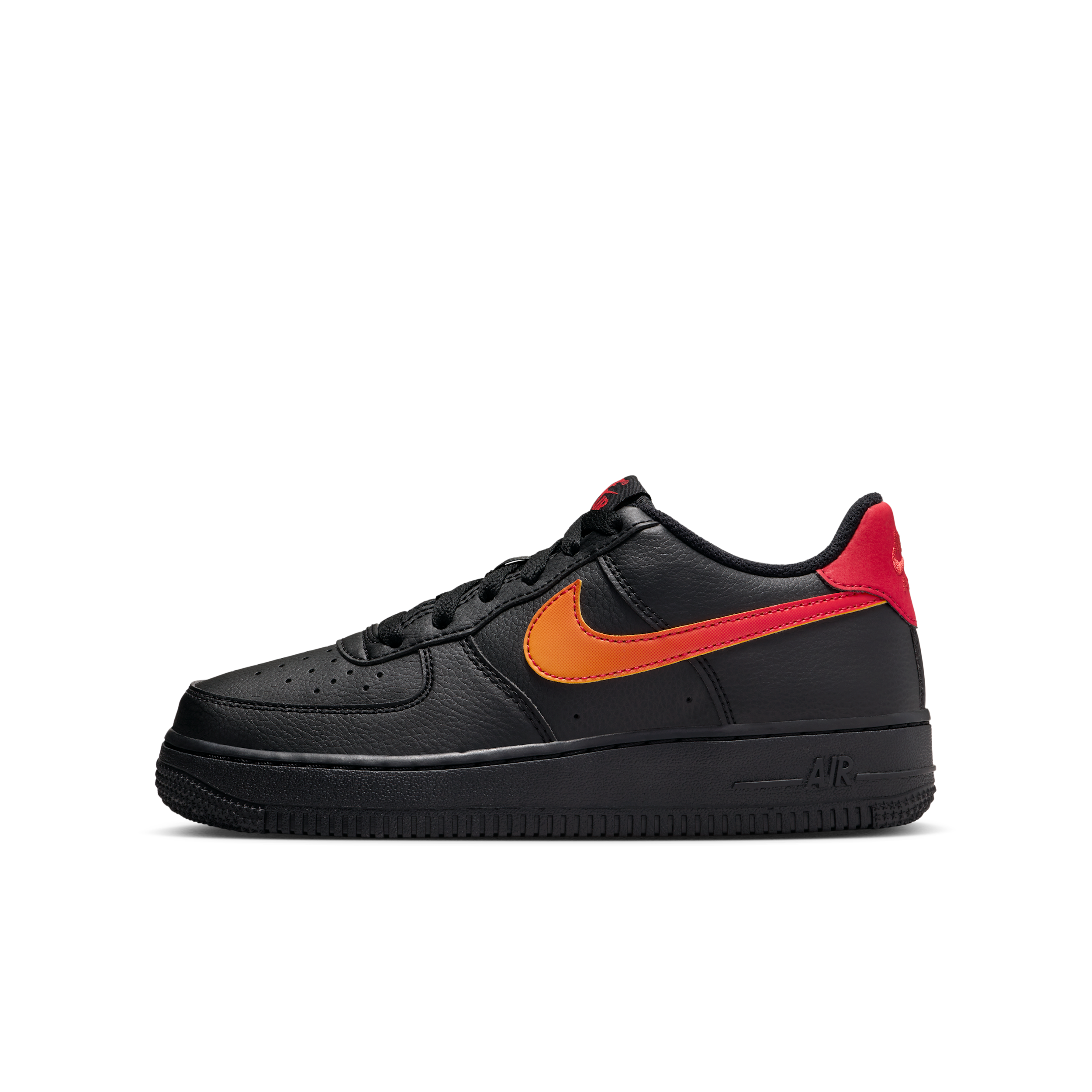 Nike Air Force 1 Low Older Kids Shoes - Black