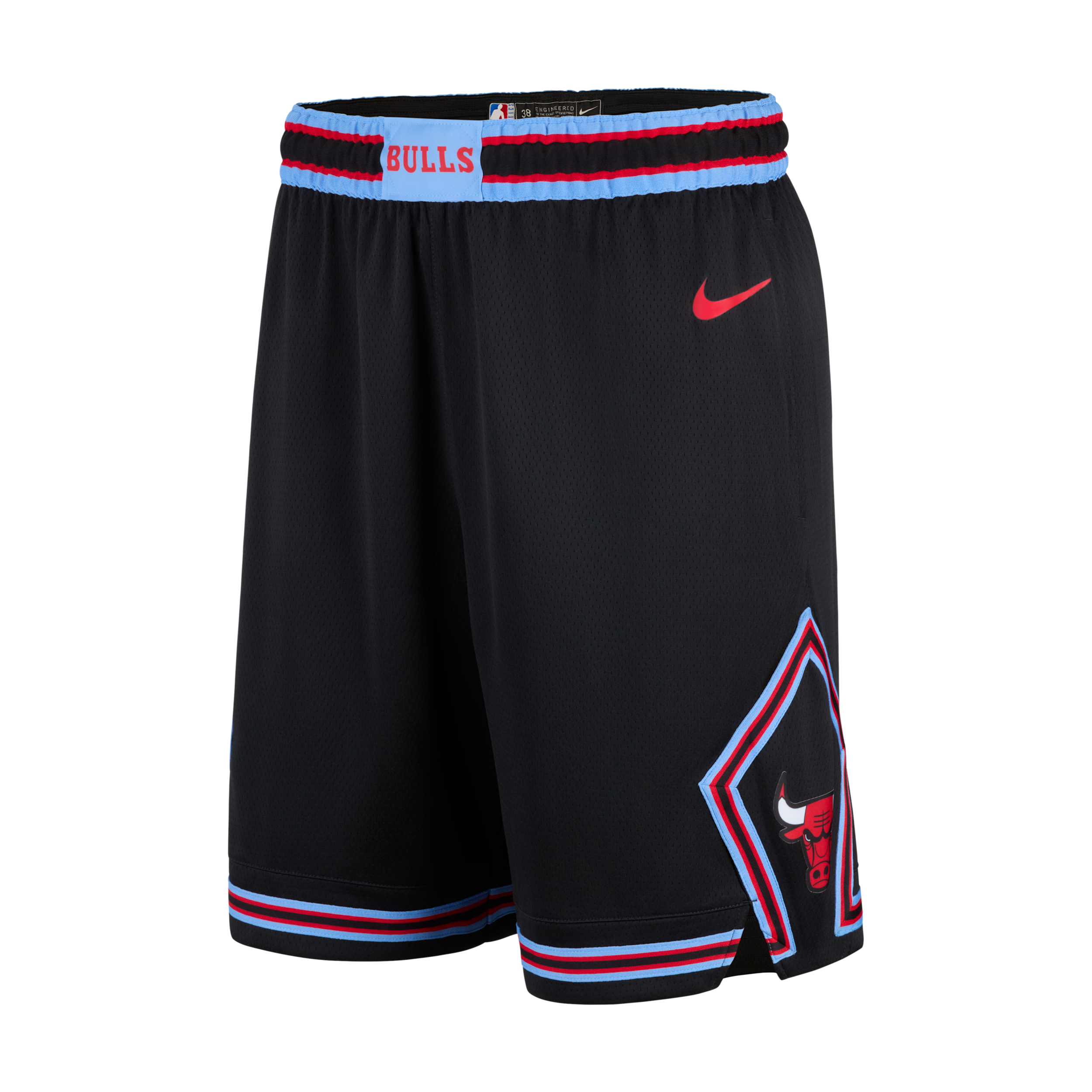 Chicago Bulls City Edition Mens Nike Dri-FIT NBA Swingman Shorts - Black - Polyester