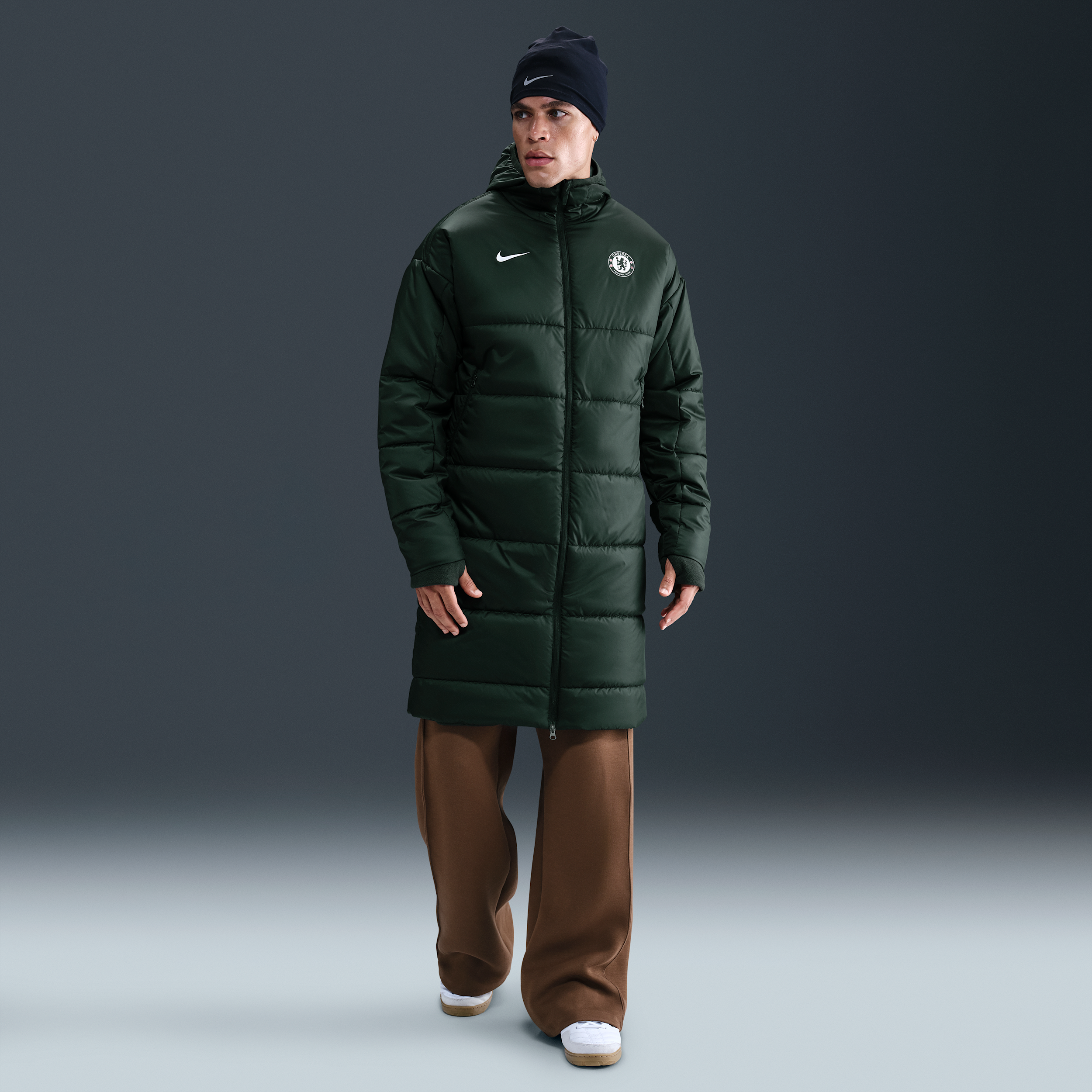 Nike Chelsea FC Academy Pro  Therma-FIT voetbaljack met synthetische vulling voor heren - Groen