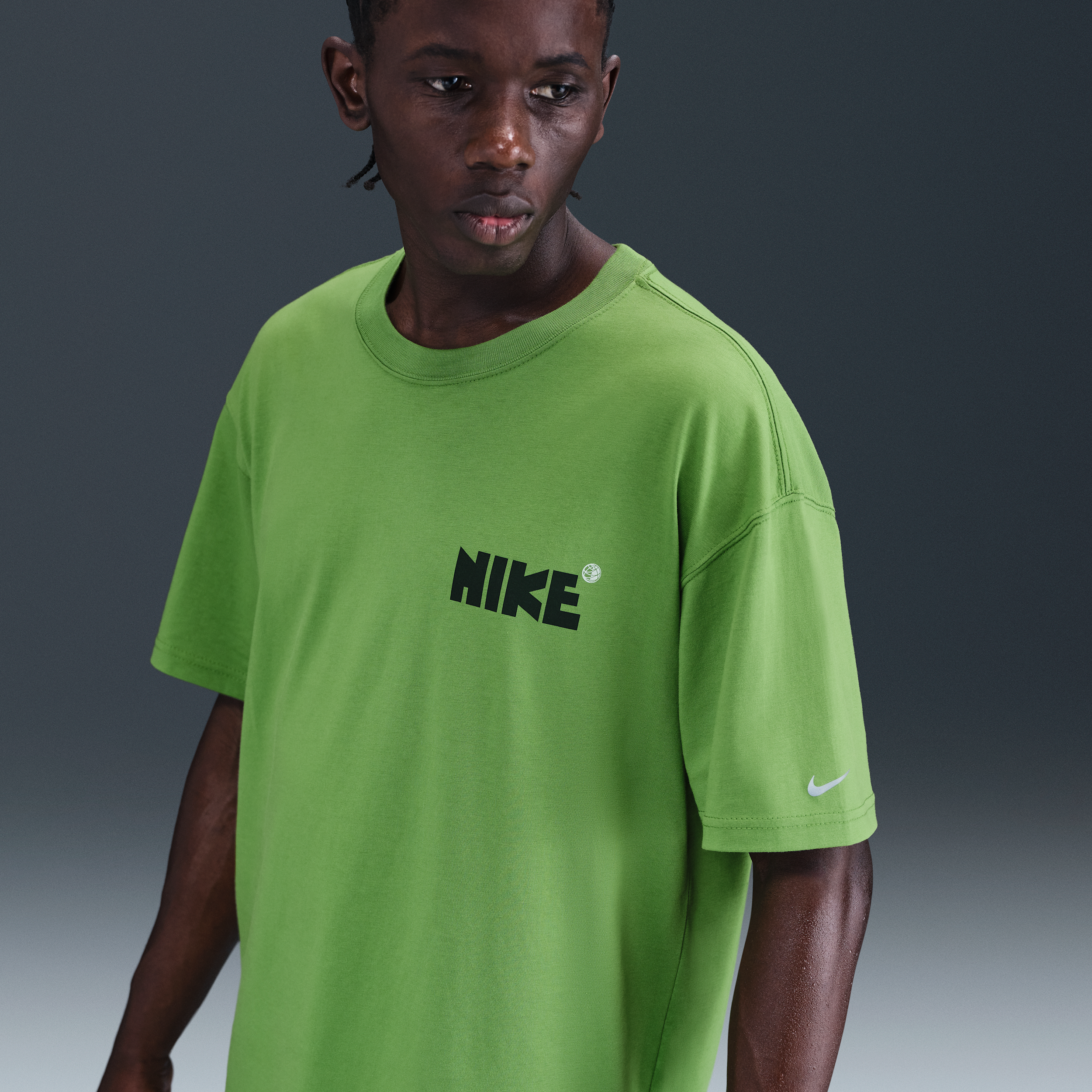 Thumbnail - Nike Herren-Lauf-T-Shirt - Grün