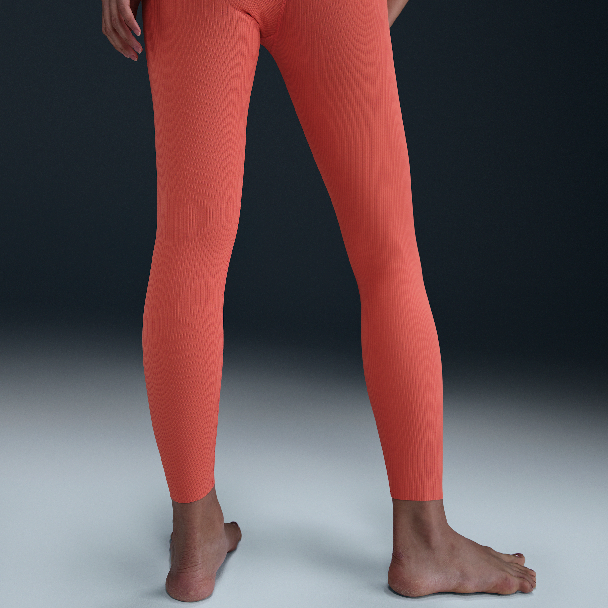 Legging 78 taille haute à maintien léger Nike Zenvy Rib pour femme - vue 4