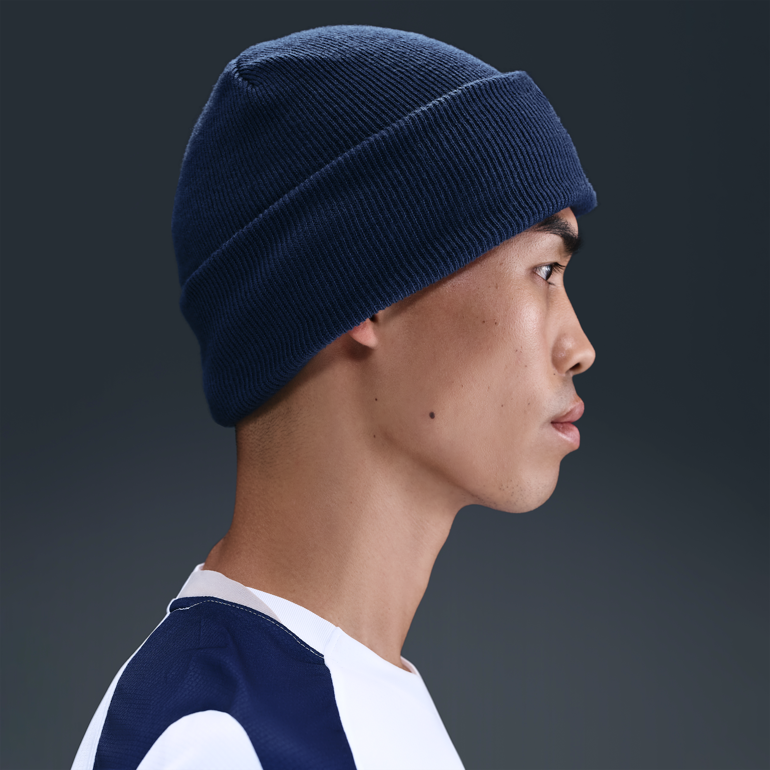 Thumbnail - Tottenham Hotspur Peak Beanie - Blau