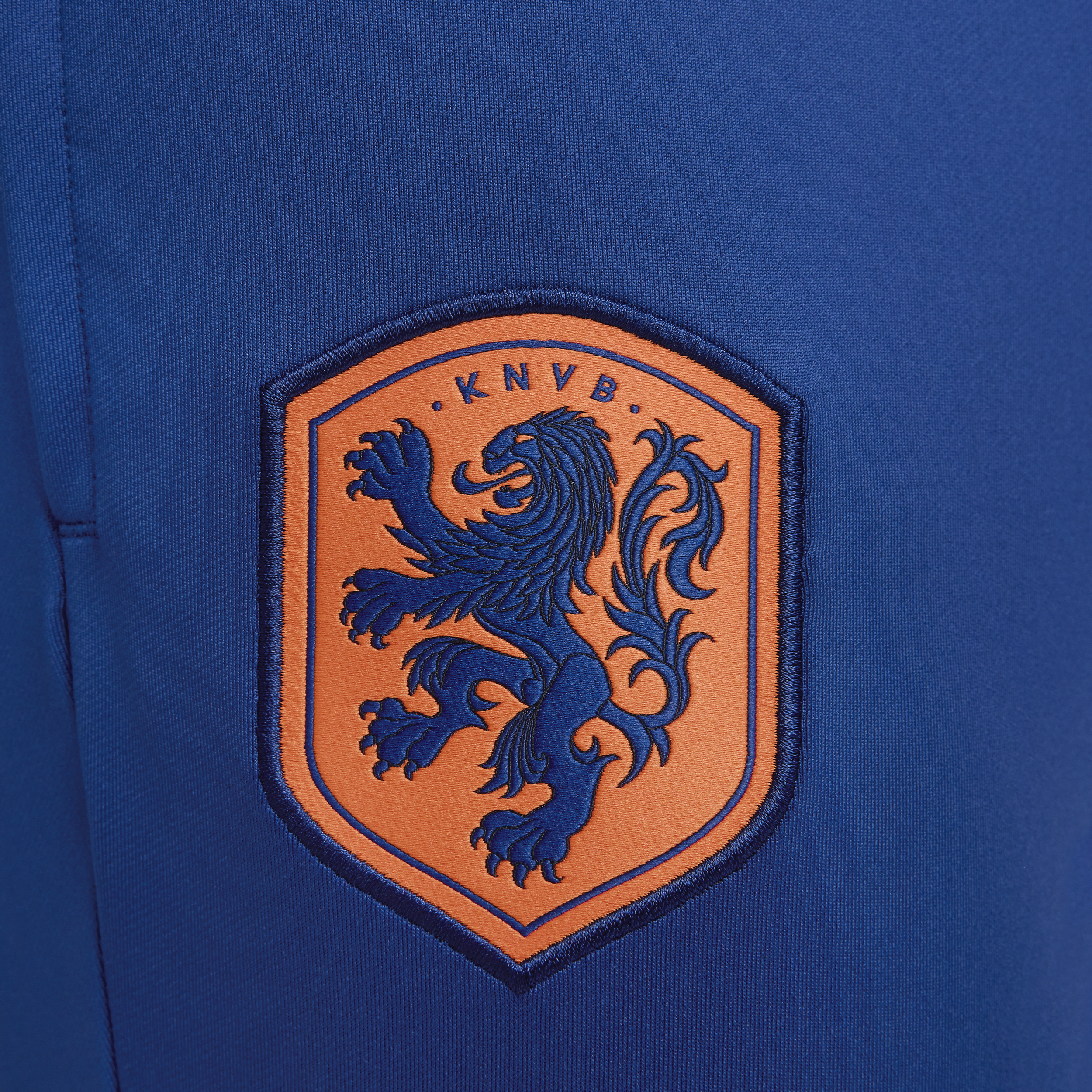 Nike Nederland Strike Dri-FIT knit voetbalbroek voor heren Blauw