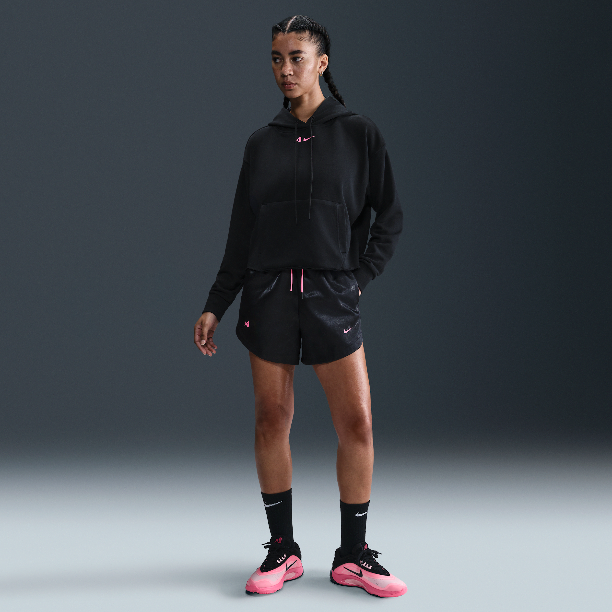 Thumbnail - A'ja Wilson Basketballshorts (Damen) - Schwarz