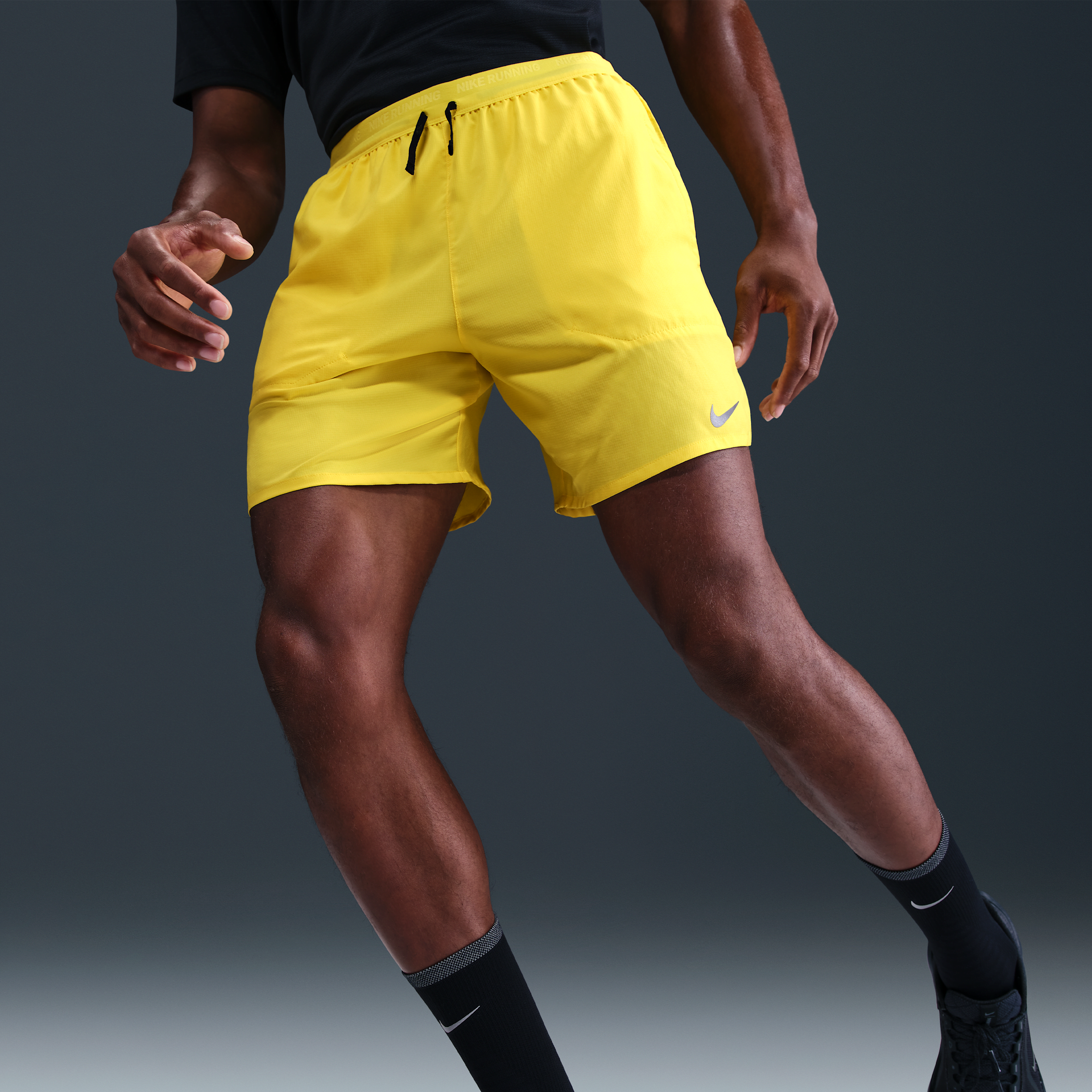 nike yellow soccer shorts