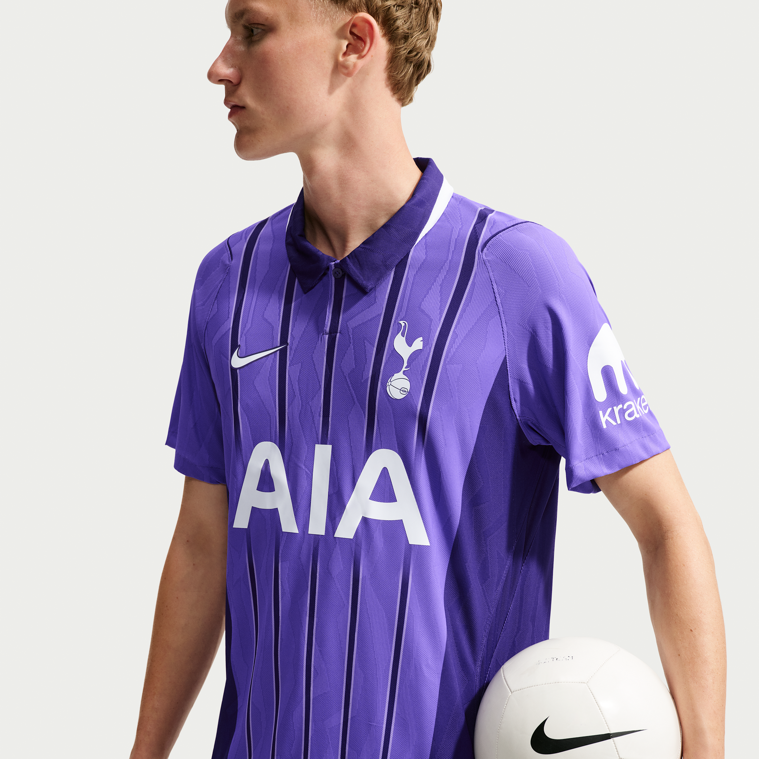 Tottenham Hotspur 2026/27 Match Third Nike Aero-FIT Authentic-fodboldtrøje til mænd - lilla