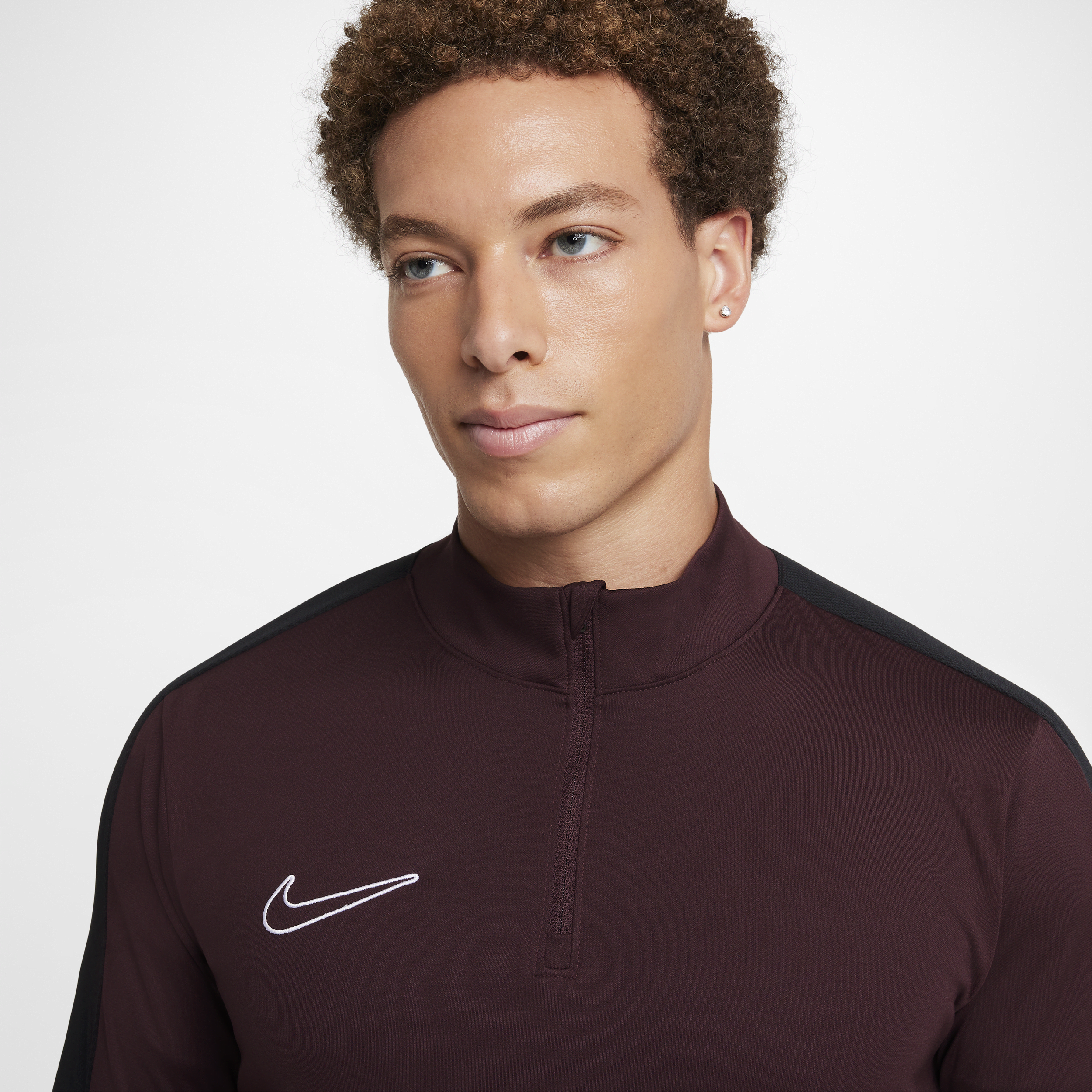 Haut de foot à demi-zip Dri-FIT Nike Academy pour homme - Rouge