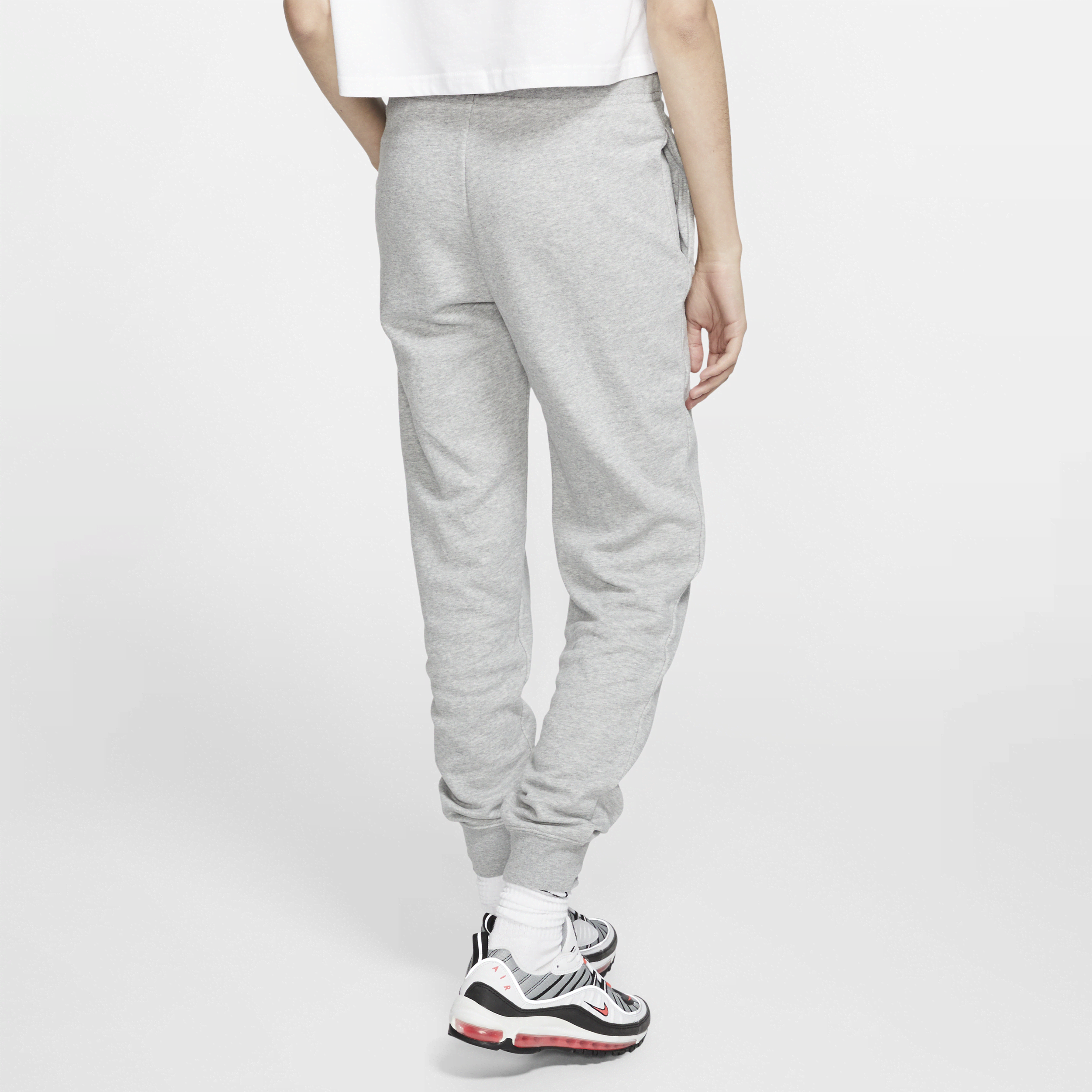 Pantalon en Fleece Nike Sportswear Essential pour Femme - Gris