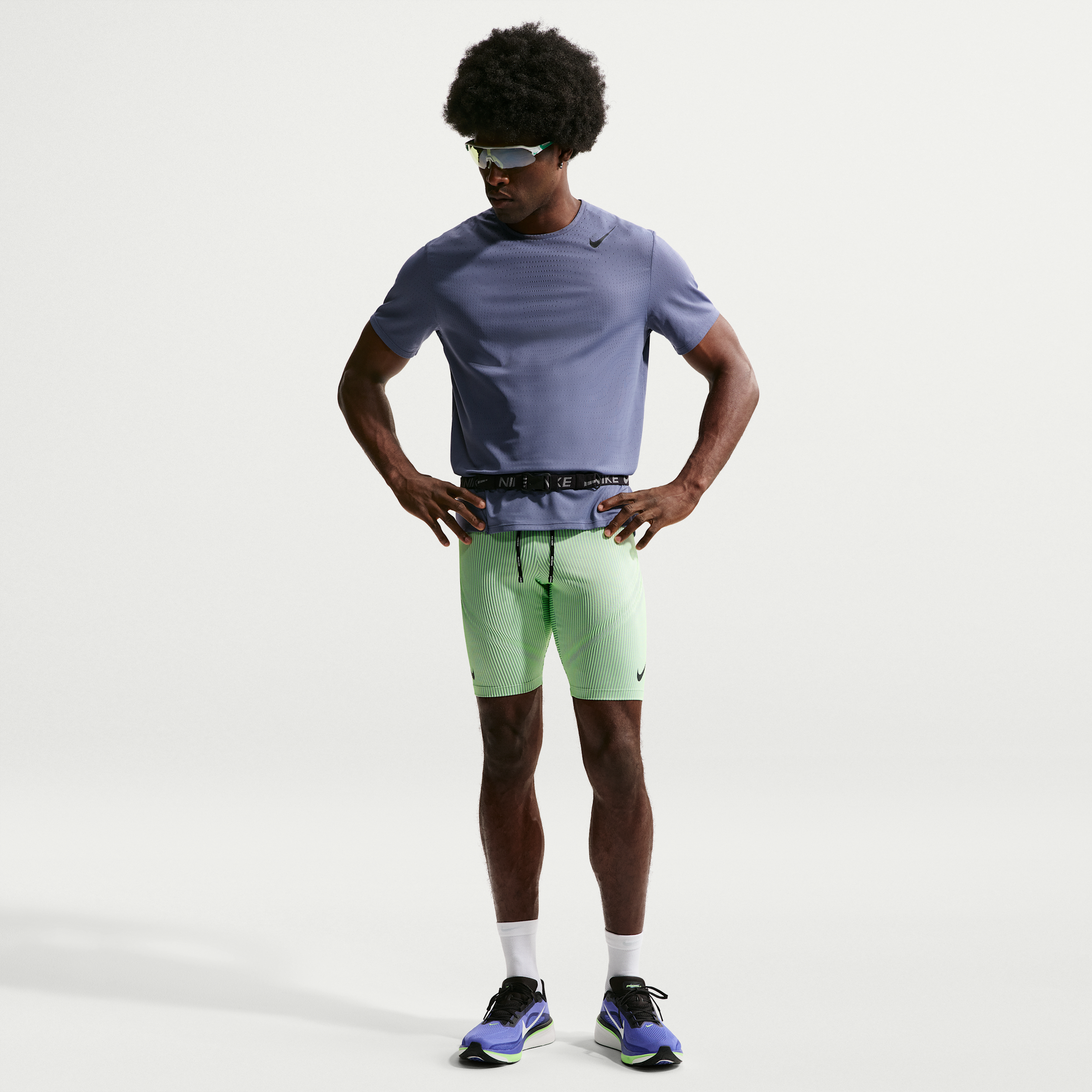 Nike Legging De Running Demi Longueur Dri Fit Adv Nike Aeroswift Pour