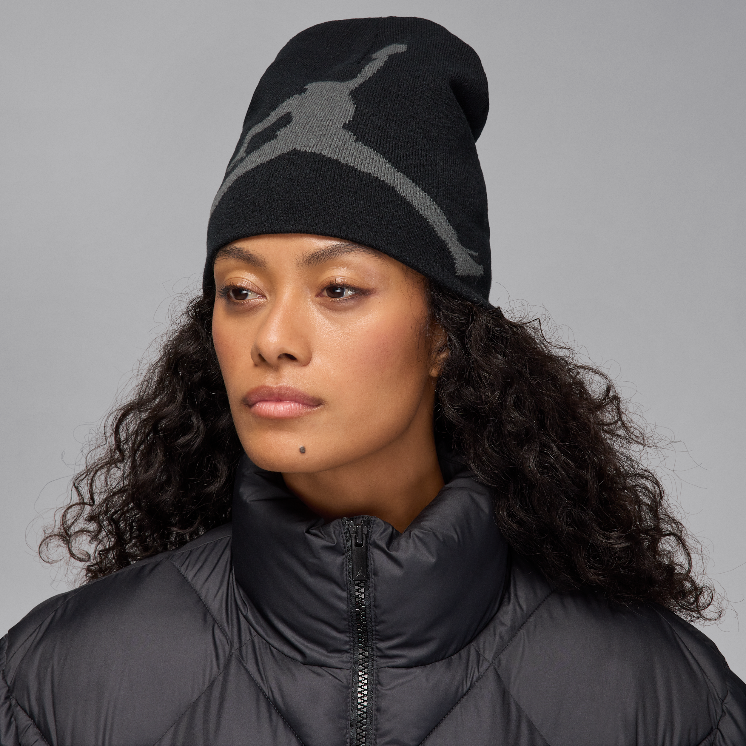 Nike Jordan Brooklyn Peak Beanie - Black - Polyester