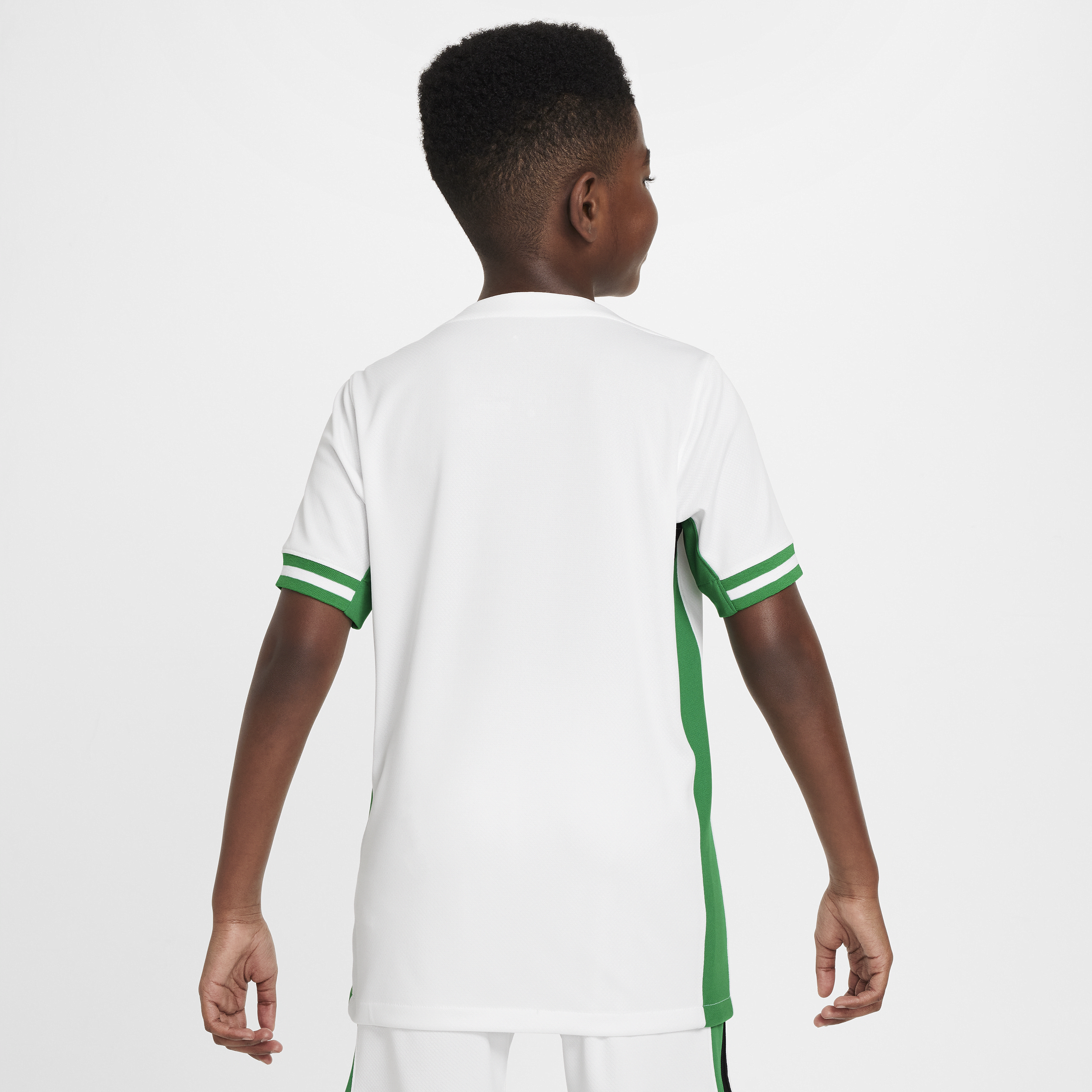 Nike Nigeria 2024 Stadium Thuis Dri-FIT replica voetbalshirt voor kids Wit