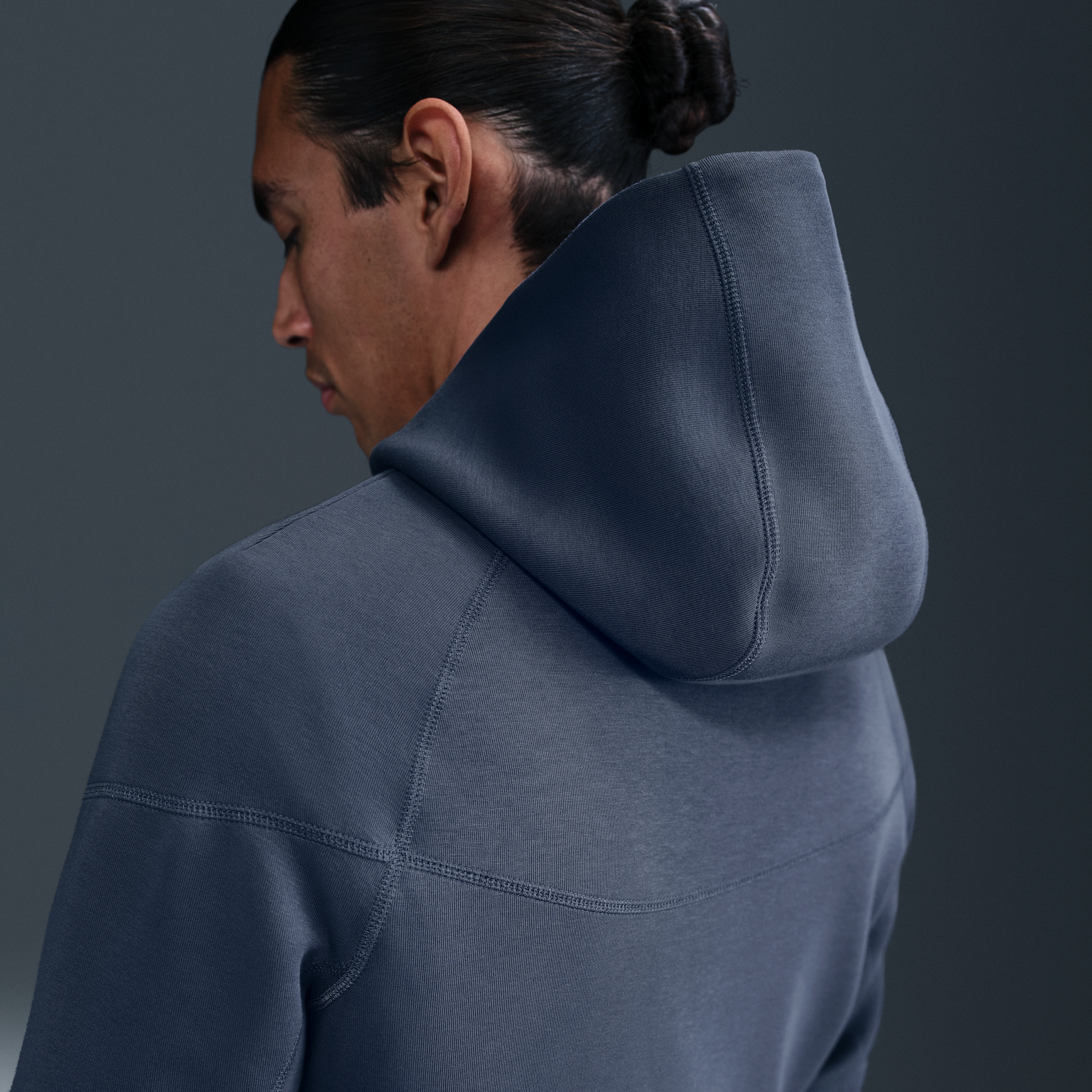 Thumbnail - Paris Saint-Germain Tech Windrunner Nike Fußballkapuzenjacke aus Fleece (Herren) - Blau