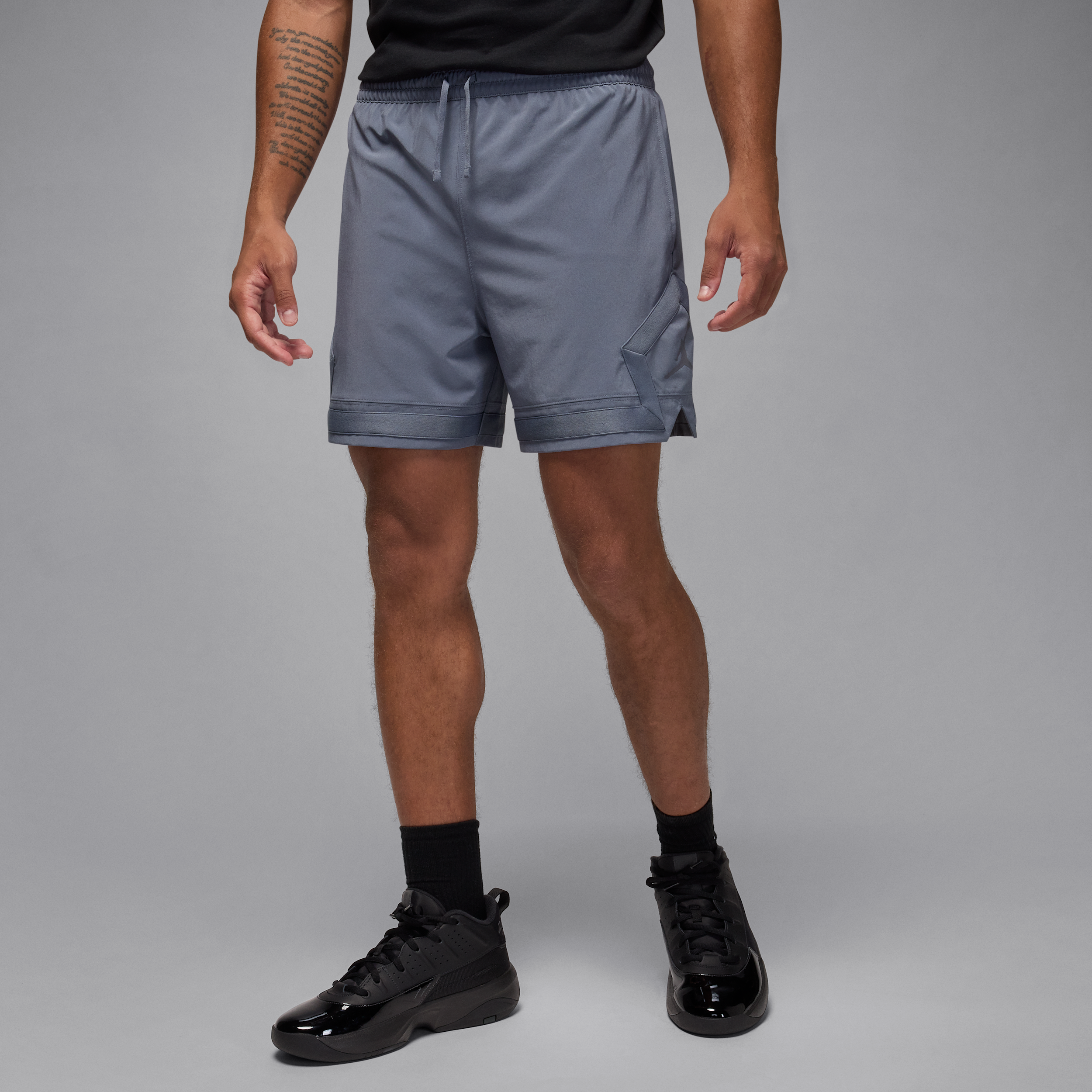 Nike Jordan Sport Mens Dri-FIT Woven Diamond Shorts - Grey - Polyester/Elastane