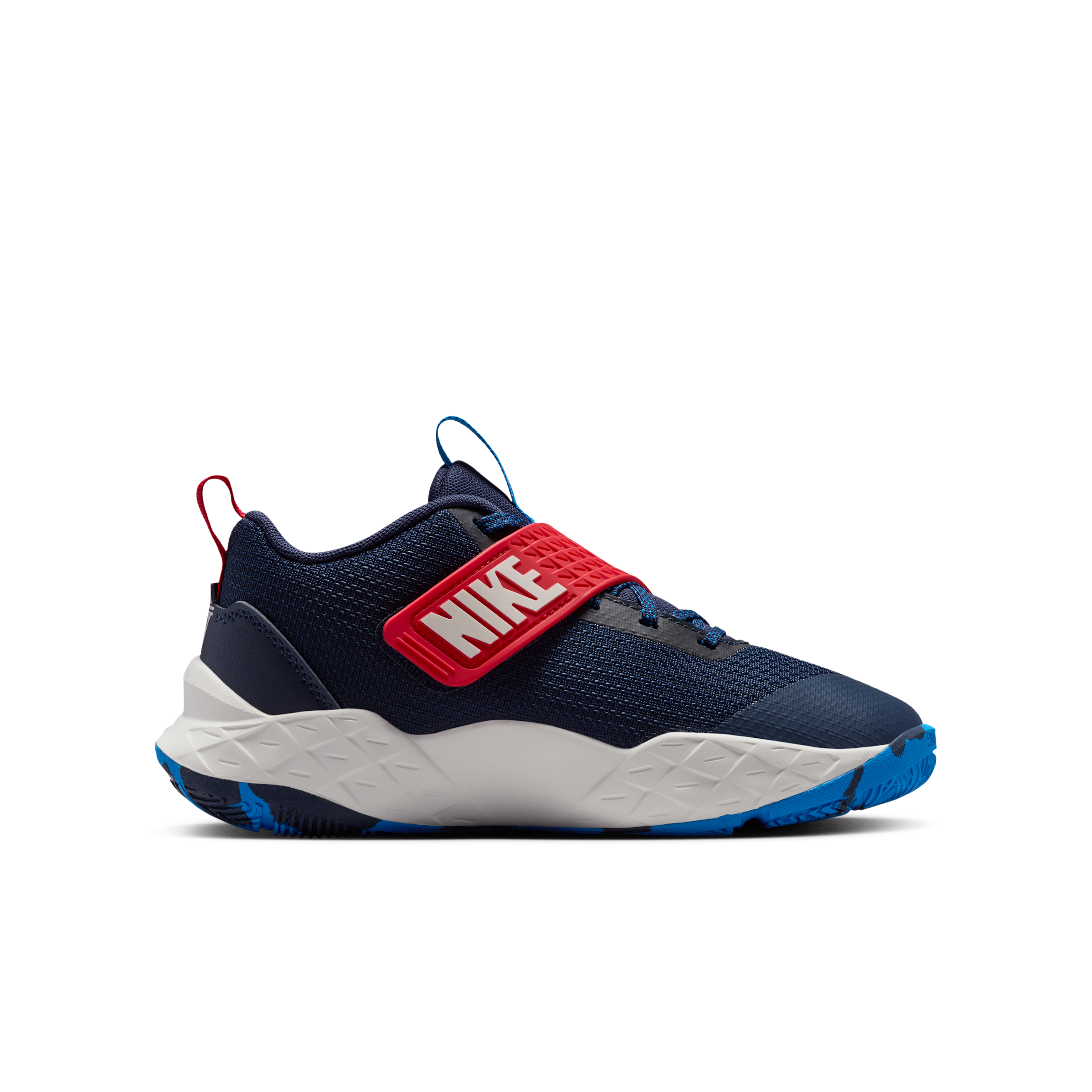 Chaussure de basket Nike Team Hustle D 12 pour ado - Bleu - HF6279-401