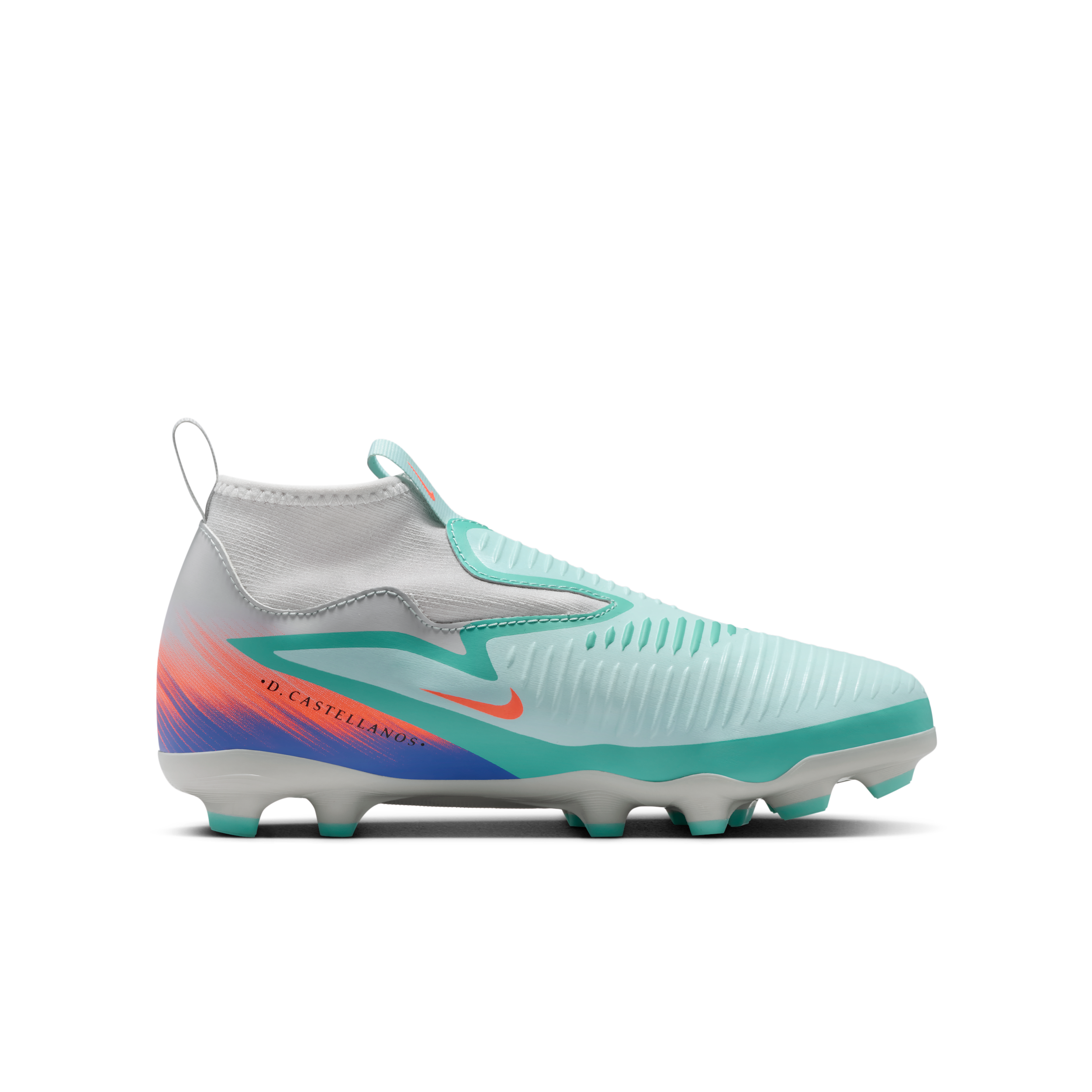 Thumbnail - Nike United Jr. Phantom 6 High Academy Fußballschuh für verschiedene Böden (ältere Kinder) - Grün