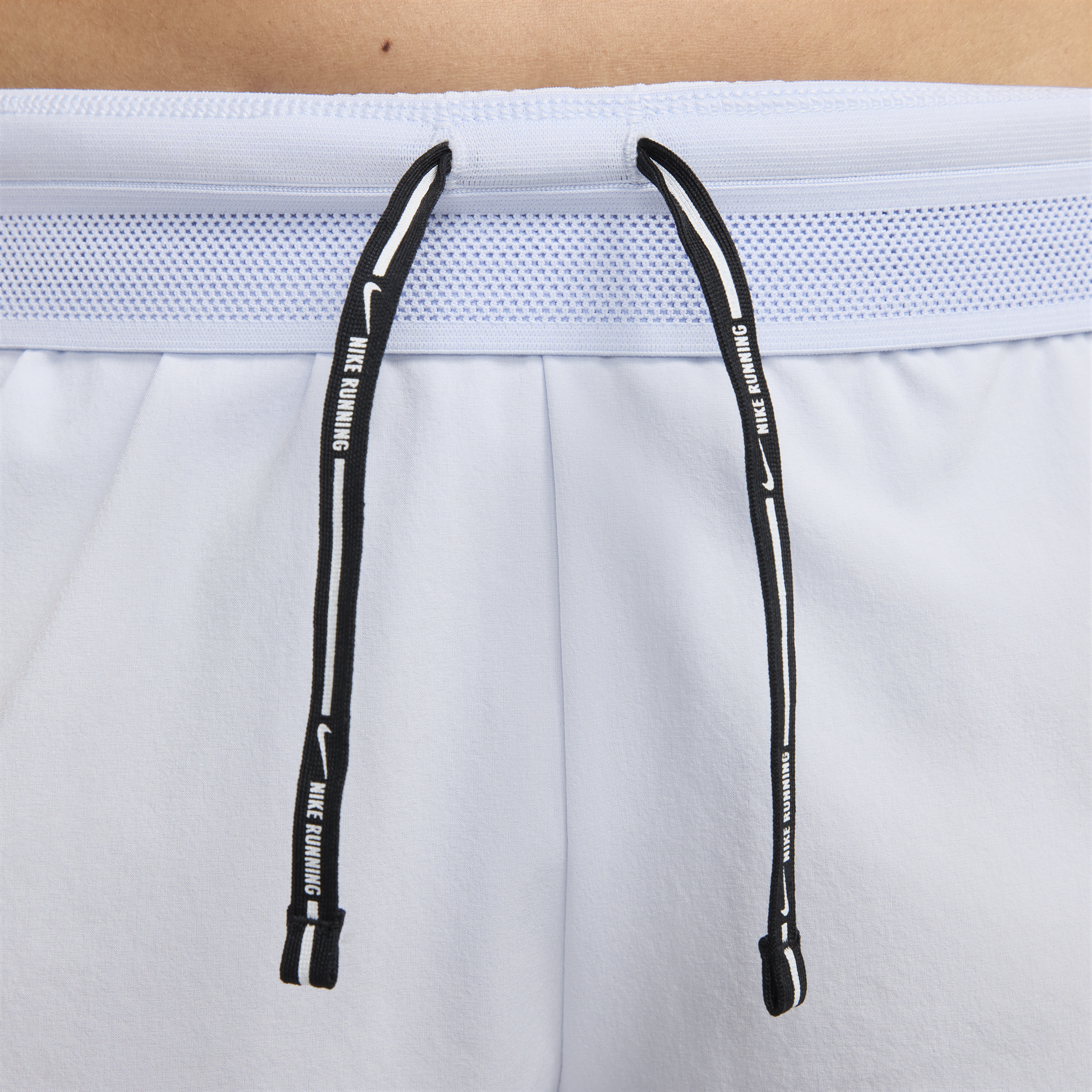 Nike AeroSwift Dri-FIT ADV halfhoge hardloopshorts met binnenbroekje voor dames (8 cm) Grijs