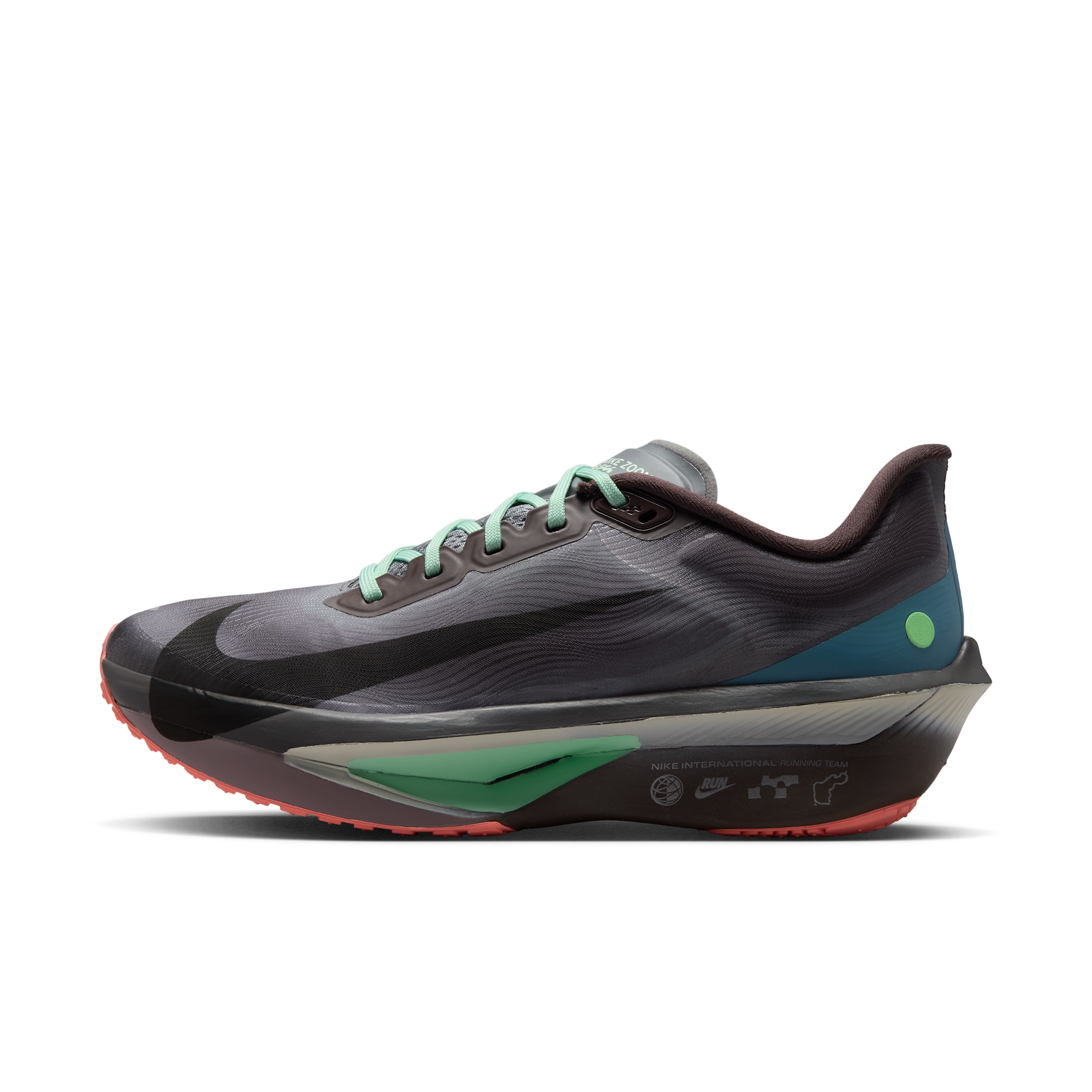 Męskie buty startowe do biegania po asfalcie Nike Zoom Fly  6 - Brązowy