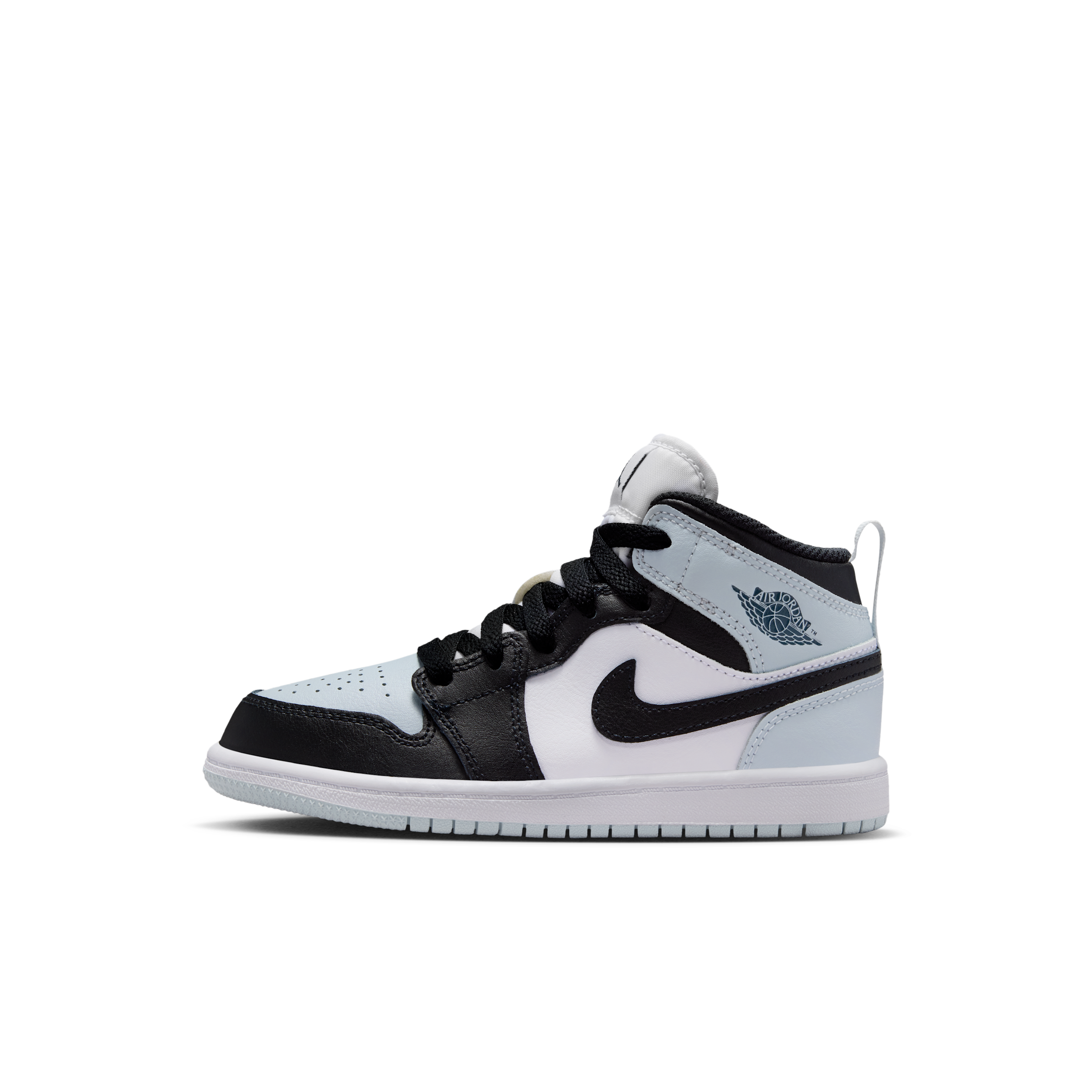 Air Jordan 1 Mid PS 'Black Aura Squadron Blue' | Kid's Size 10.5 - DQ8424-002