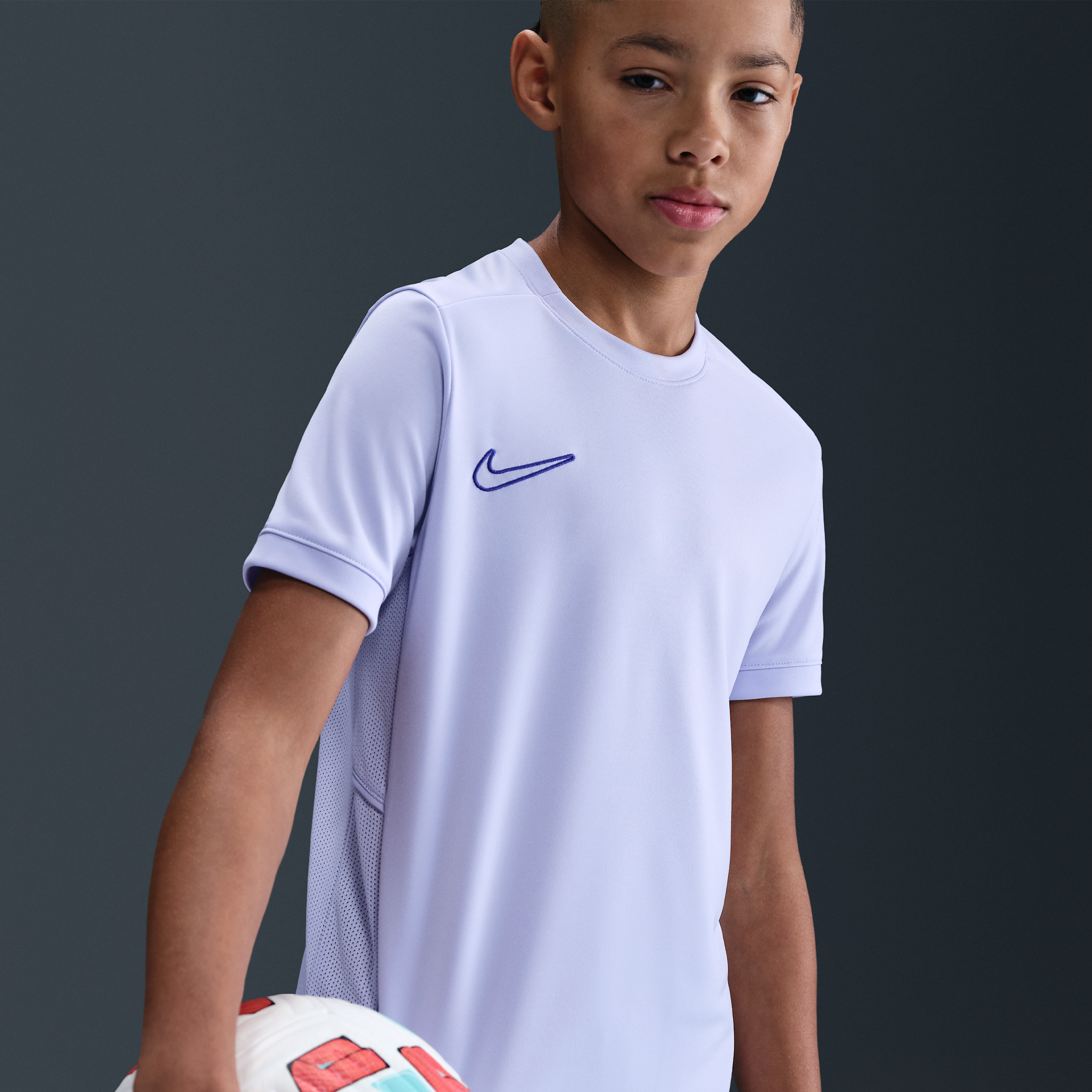 Thumbnail - Nike Academy Dri-FIT Fußballoberteil (ältere Kinder) - Lila