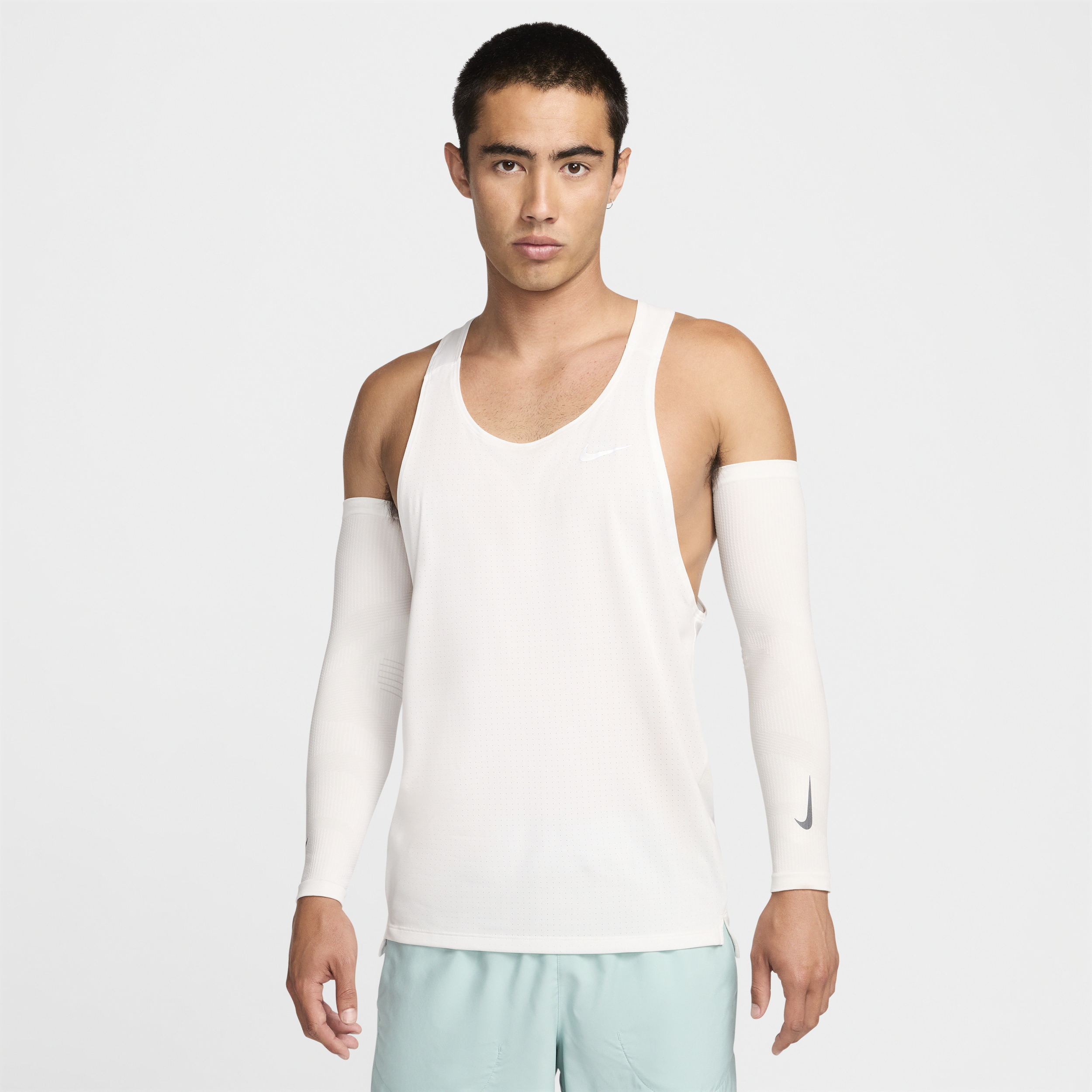 Manchons de compression à action ciblée Nike - Blanc