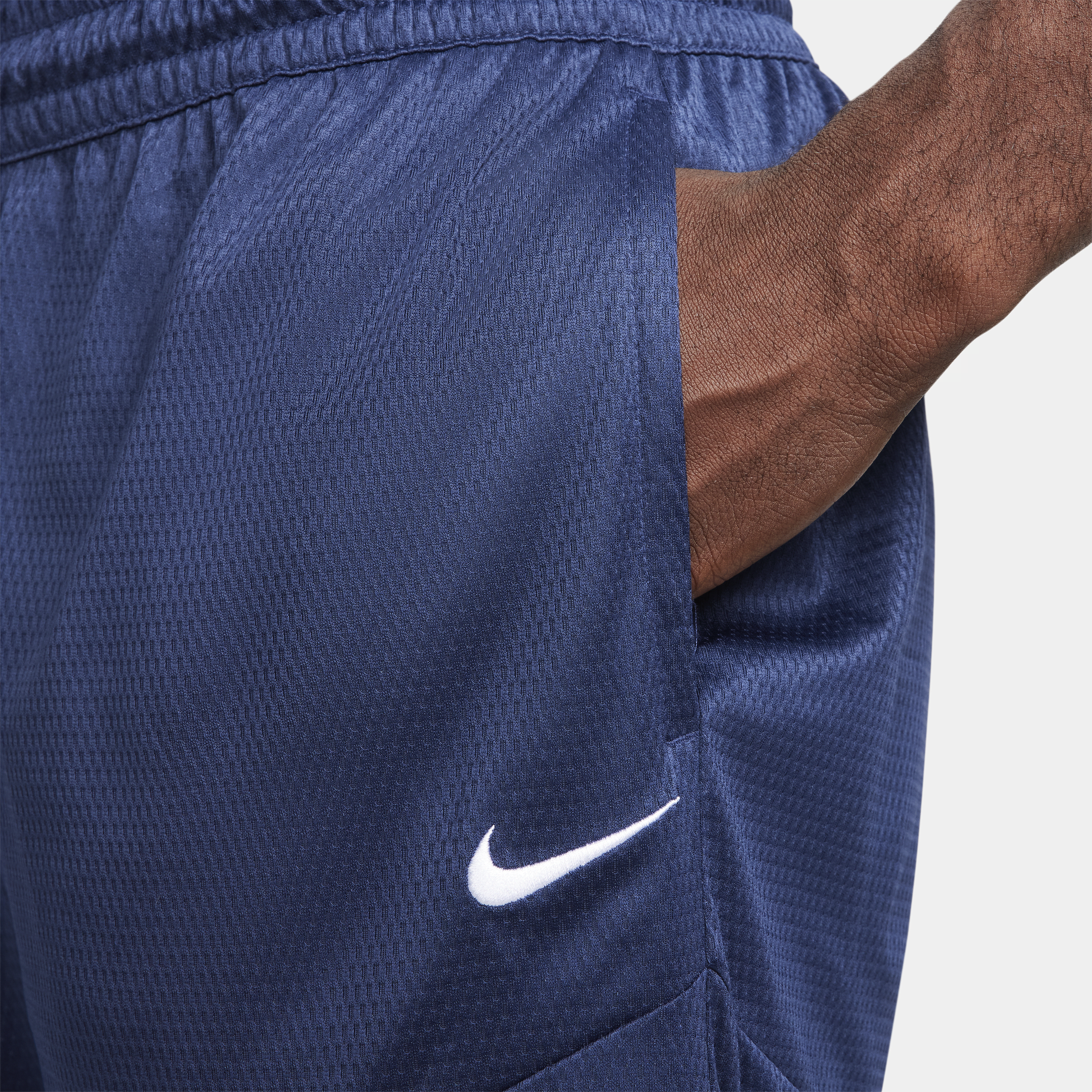 Nike Icon Dri-FIT basketbalshorts voor heren (21 cm) Blauw
