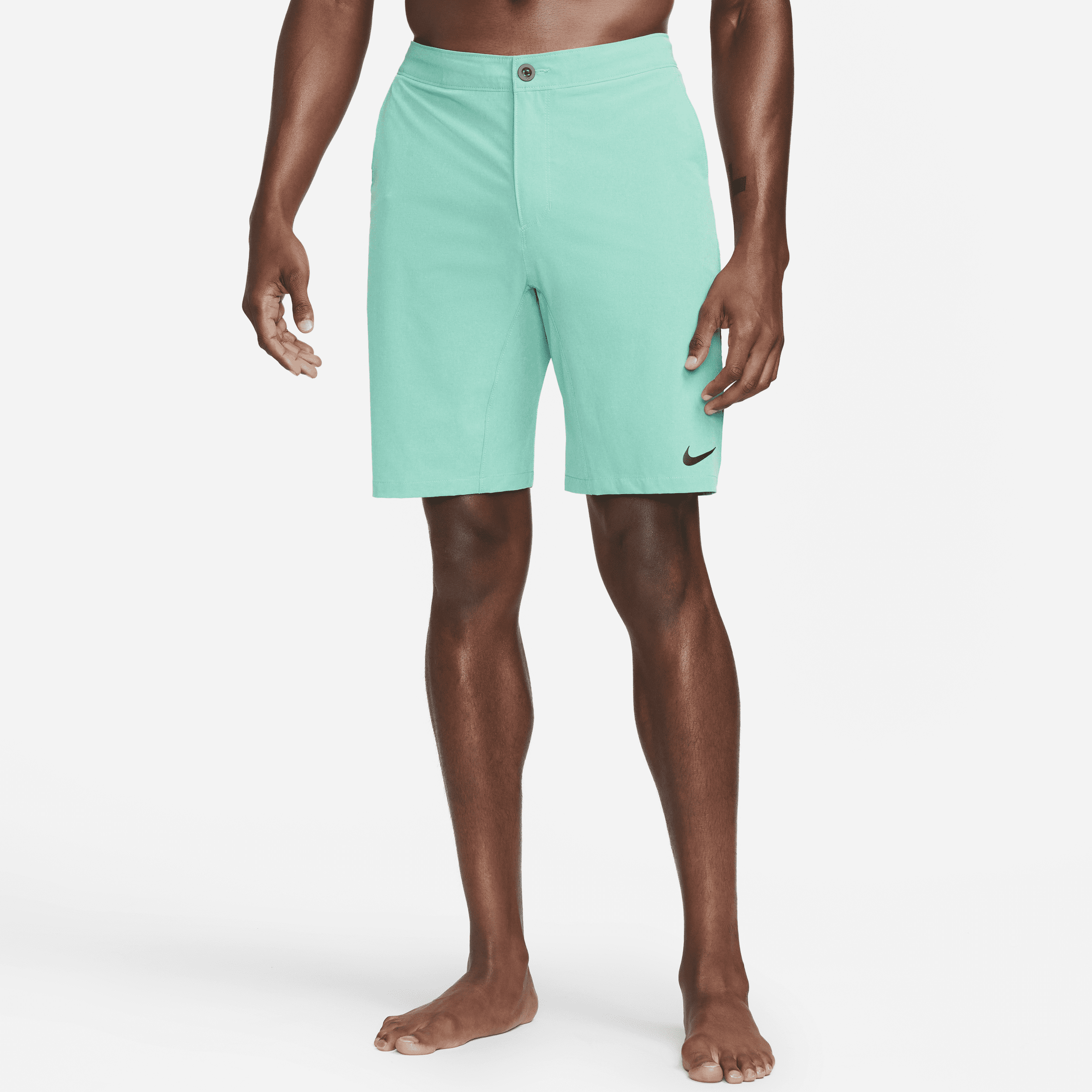 Image of Nike Flow hybride zwembroek voor heren (23 cm) - Groen