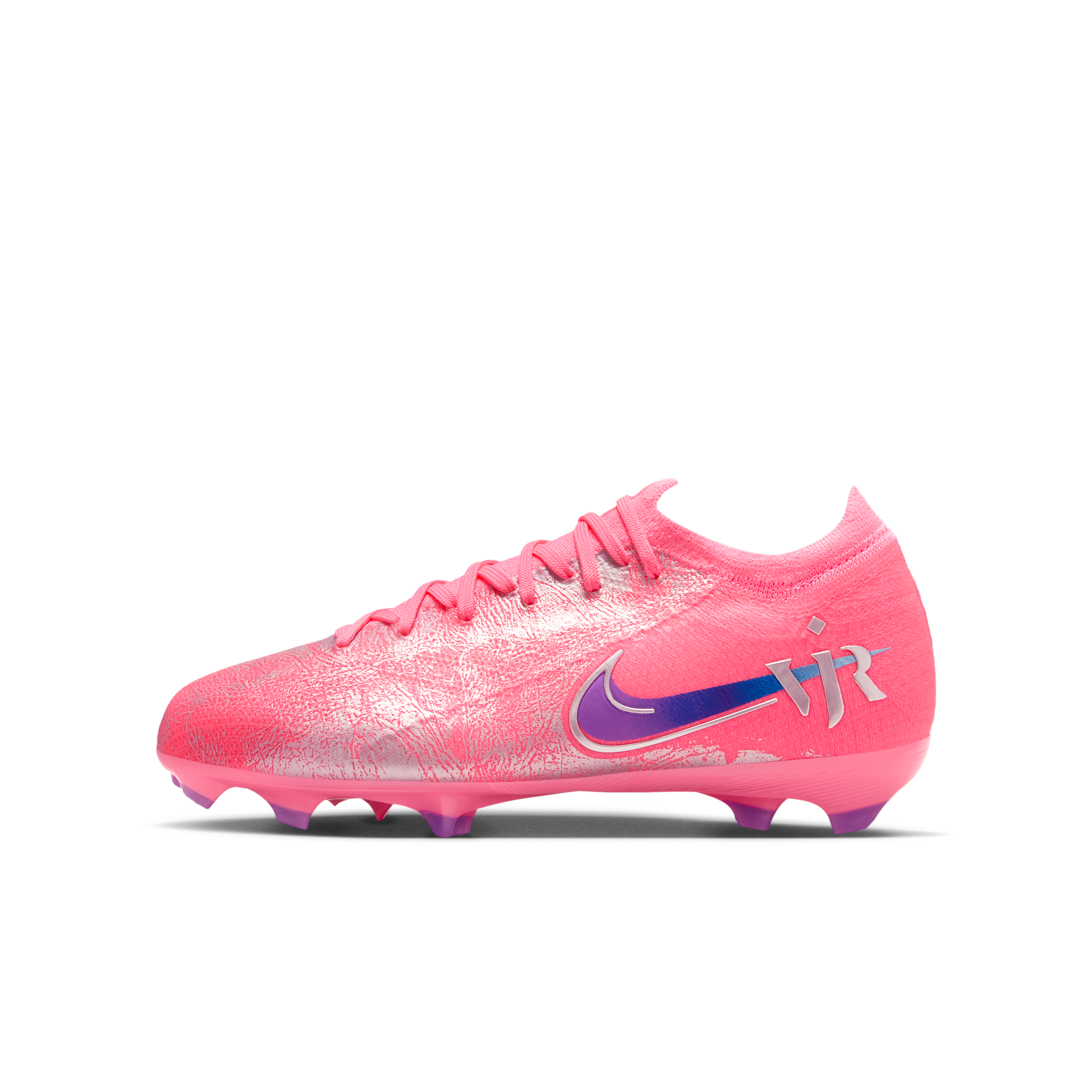 Nike Jr. Mercurial Vapor 16 Pro "Vini Jr." Scarpa da calcio a taglio basso per terreni compatti – Ragazzo/a - Rosa