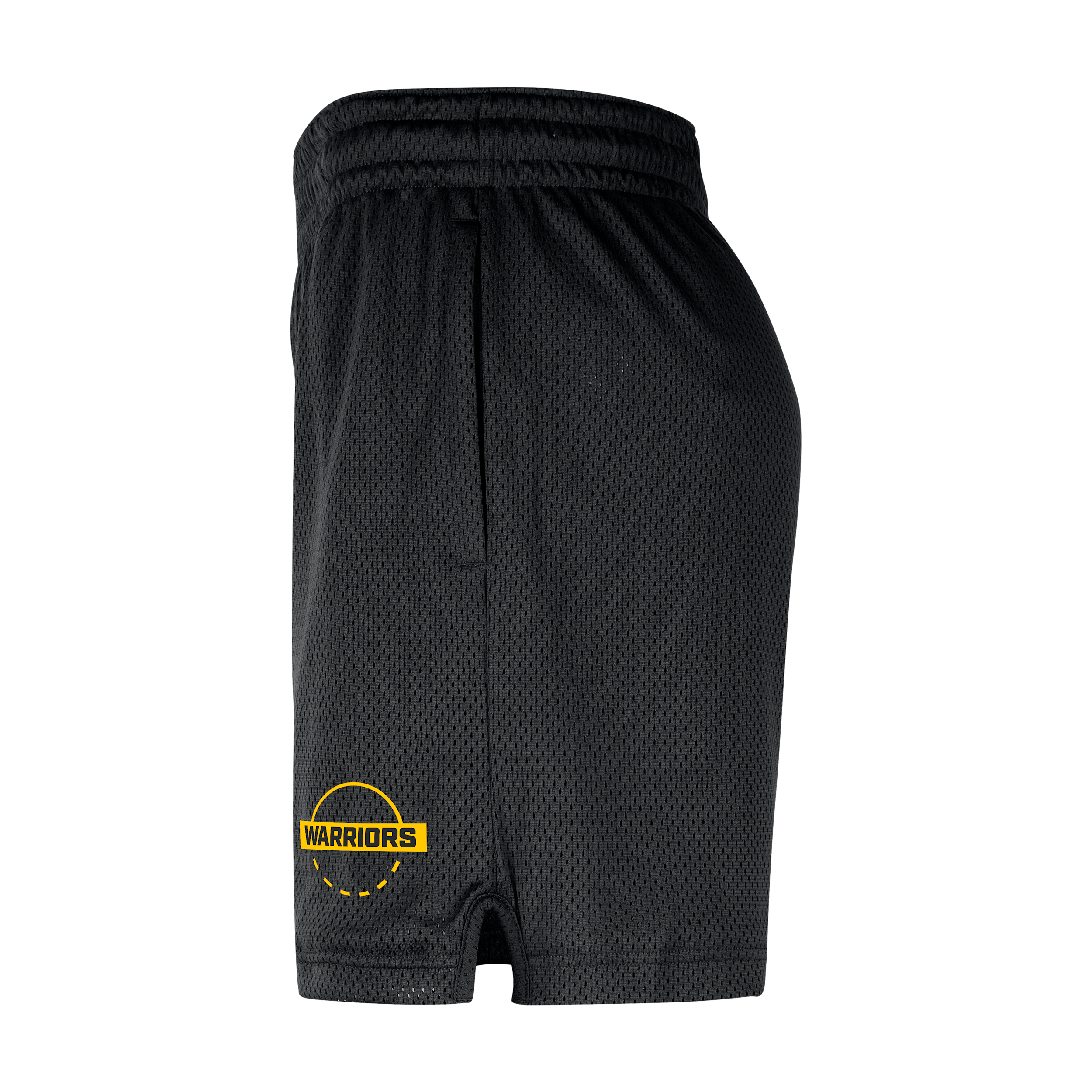 Thumbnail - Golden State Warriors Nike NBA Mesh-Shorts für Herren - Schwarz